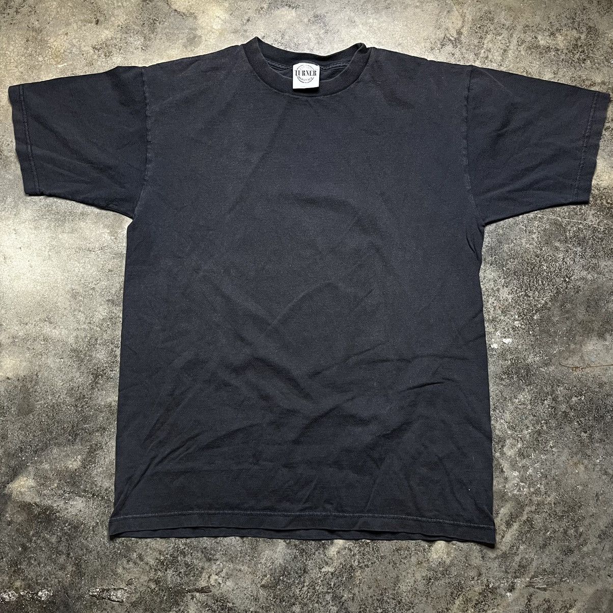 Vintage vintage blank black distressed tshirt Size US XL / EU 56 / 4 - 1 Thumbnail