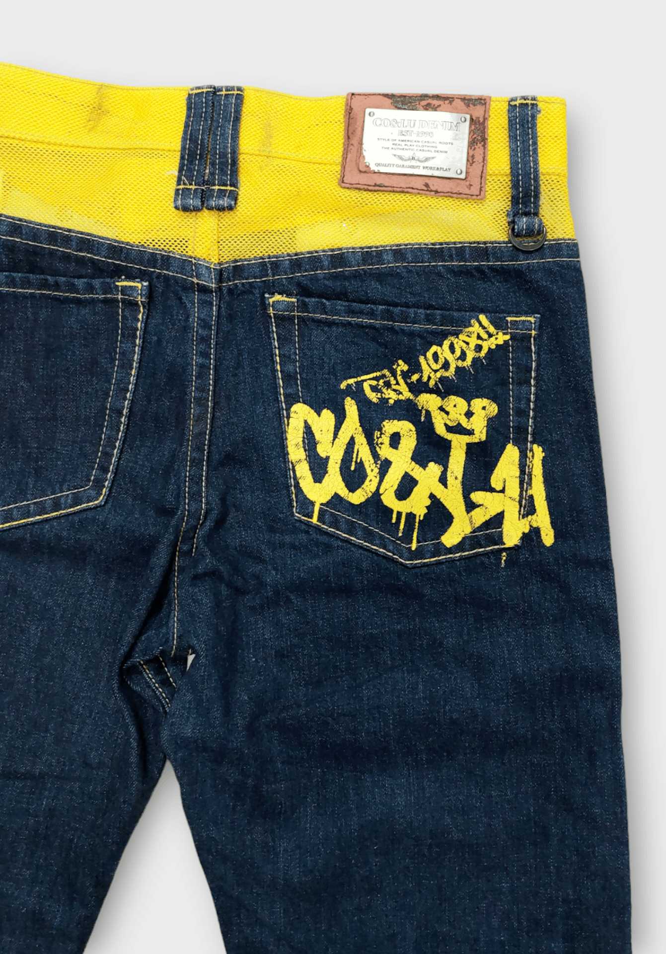 Japanese Co & Lu Pocket Logo Jeans