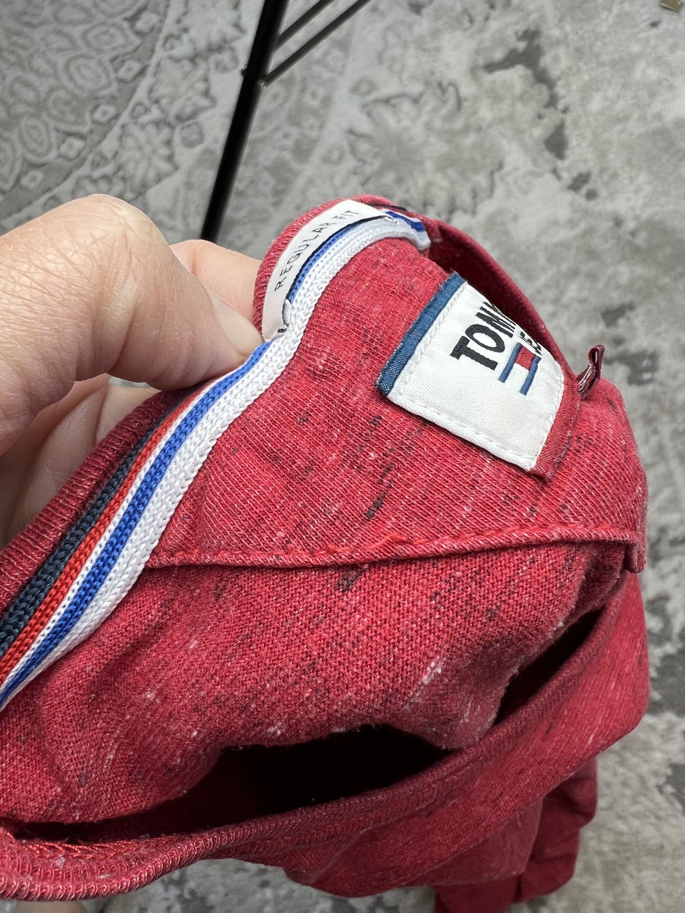 Tommy Jeans Tommy Jeans Speckled T-Shirt XL Red Regular Fit Size US XL / EU 56 / 4 - 10 Thumbnail