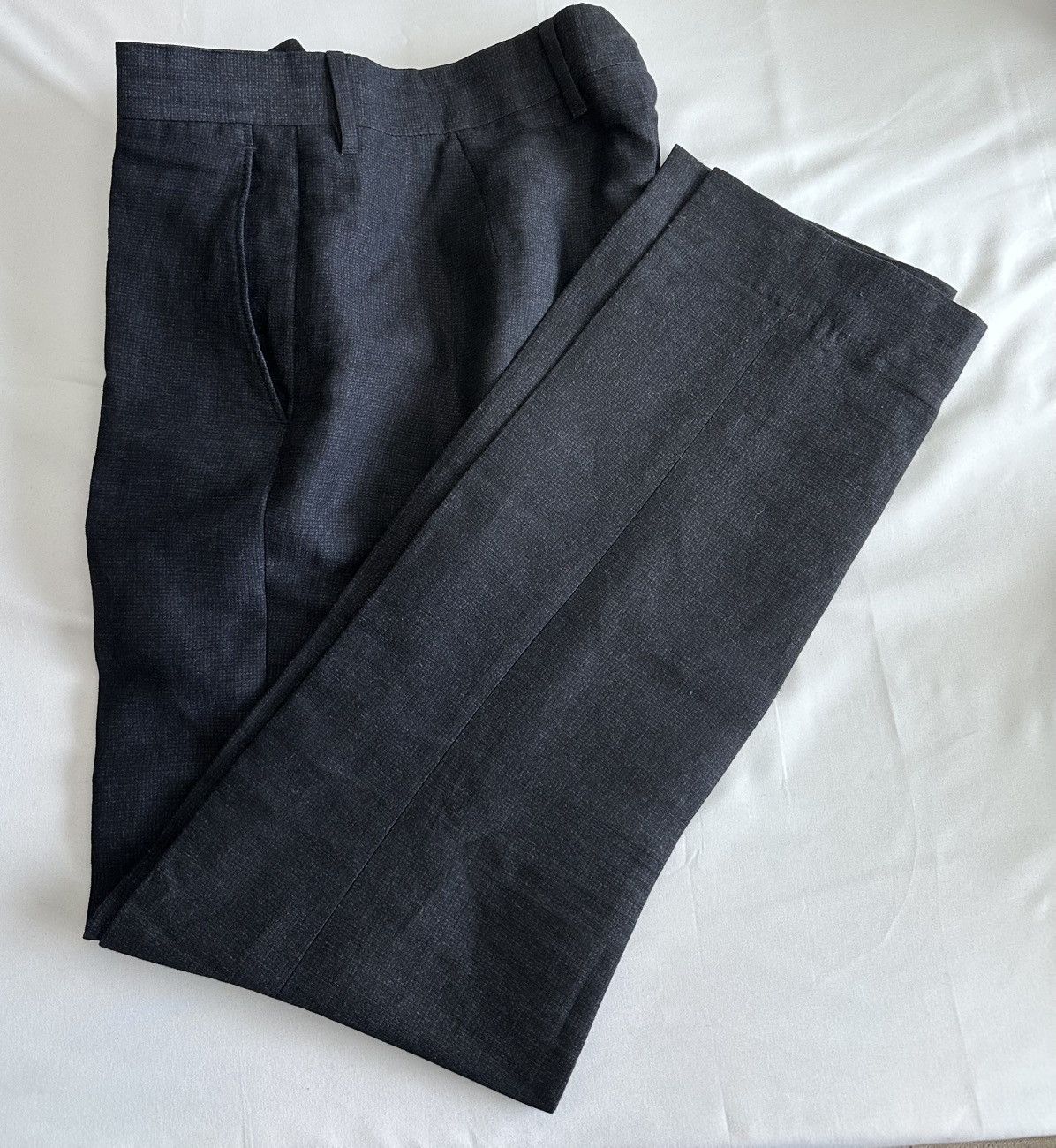 Acne Studios Acne Studios Drifter Navy Linen Suit Size EU46/EU48 Size 46R - 12 Thumbnail