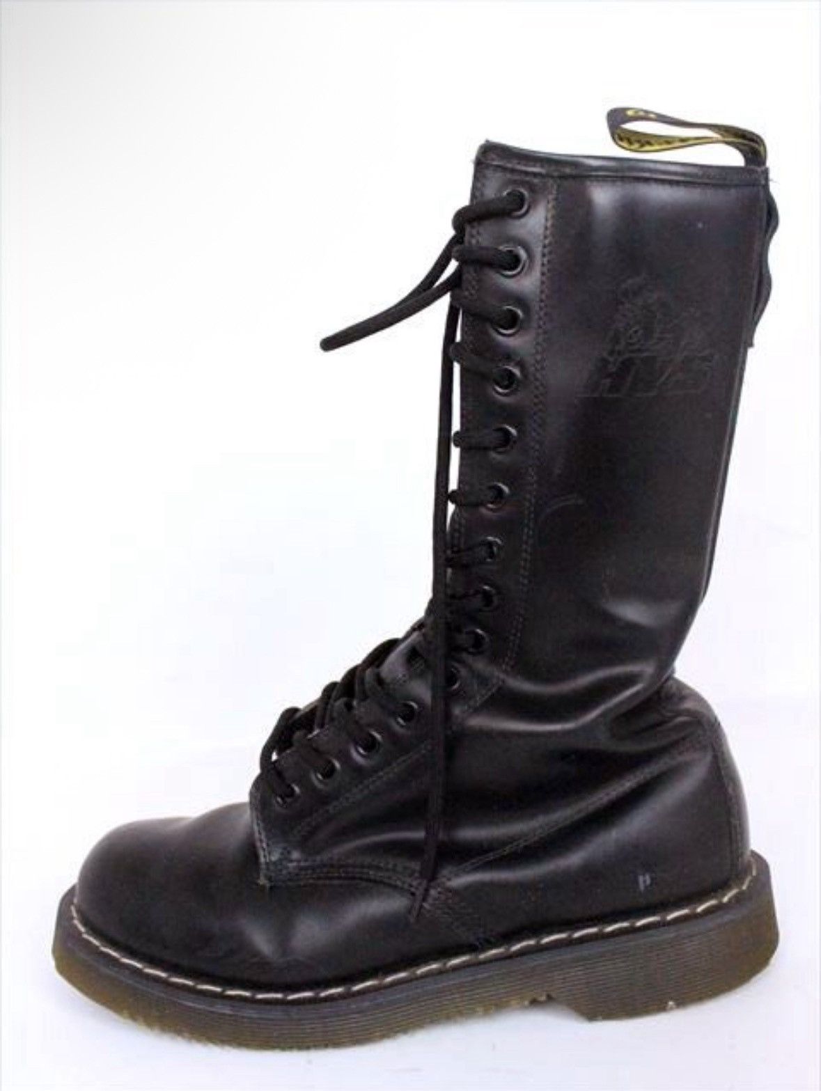 Hysteric Glamour Hystertic Glamour Women's Black Leather Combat Boots Size US 7.5 / IT 37.5 - 4 Thumbnail