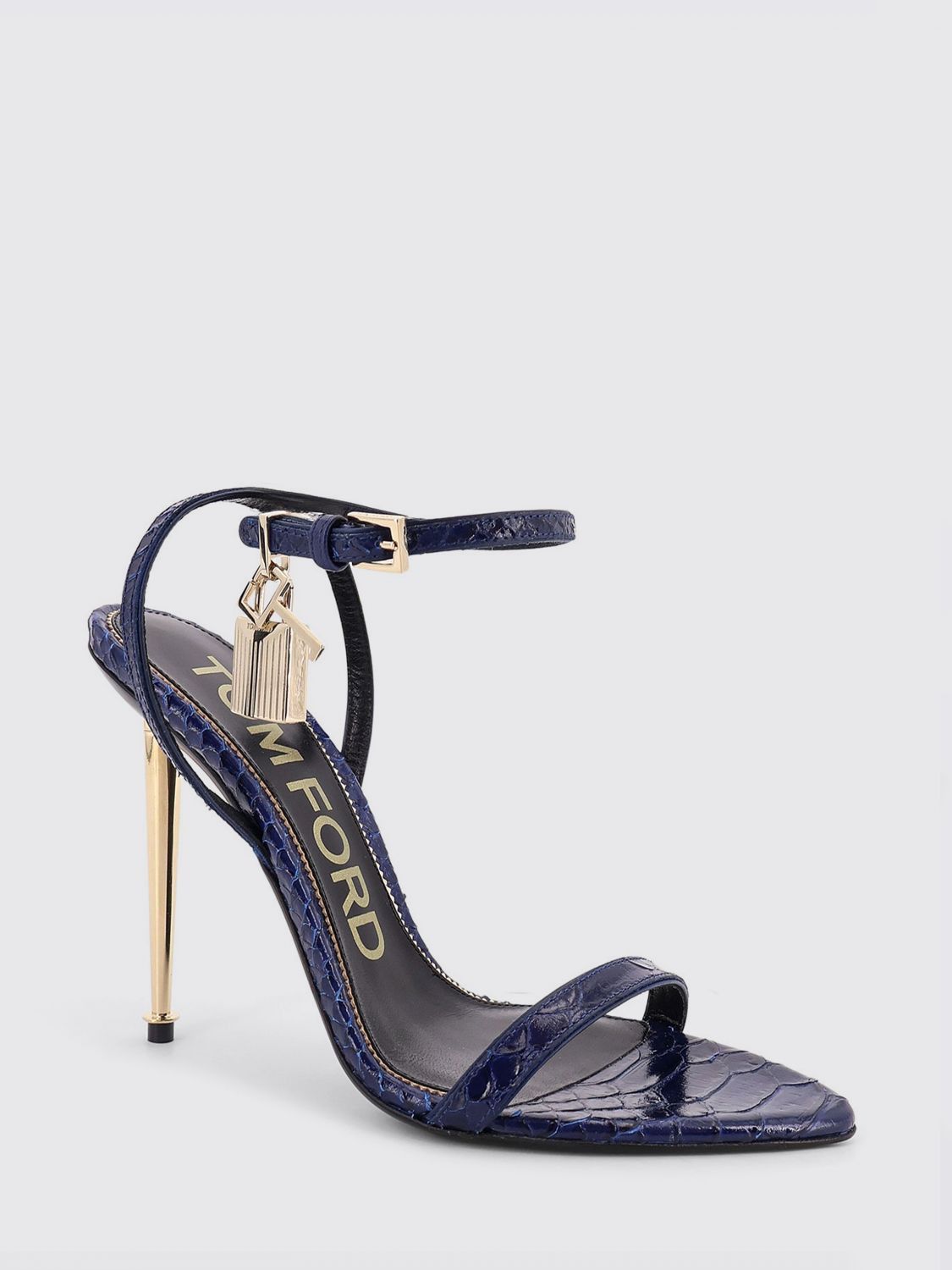 Tom Ford Tom Ford Heeled Sandal Woman Blue Size US 9 / IT 39 - 1 Thumbnail