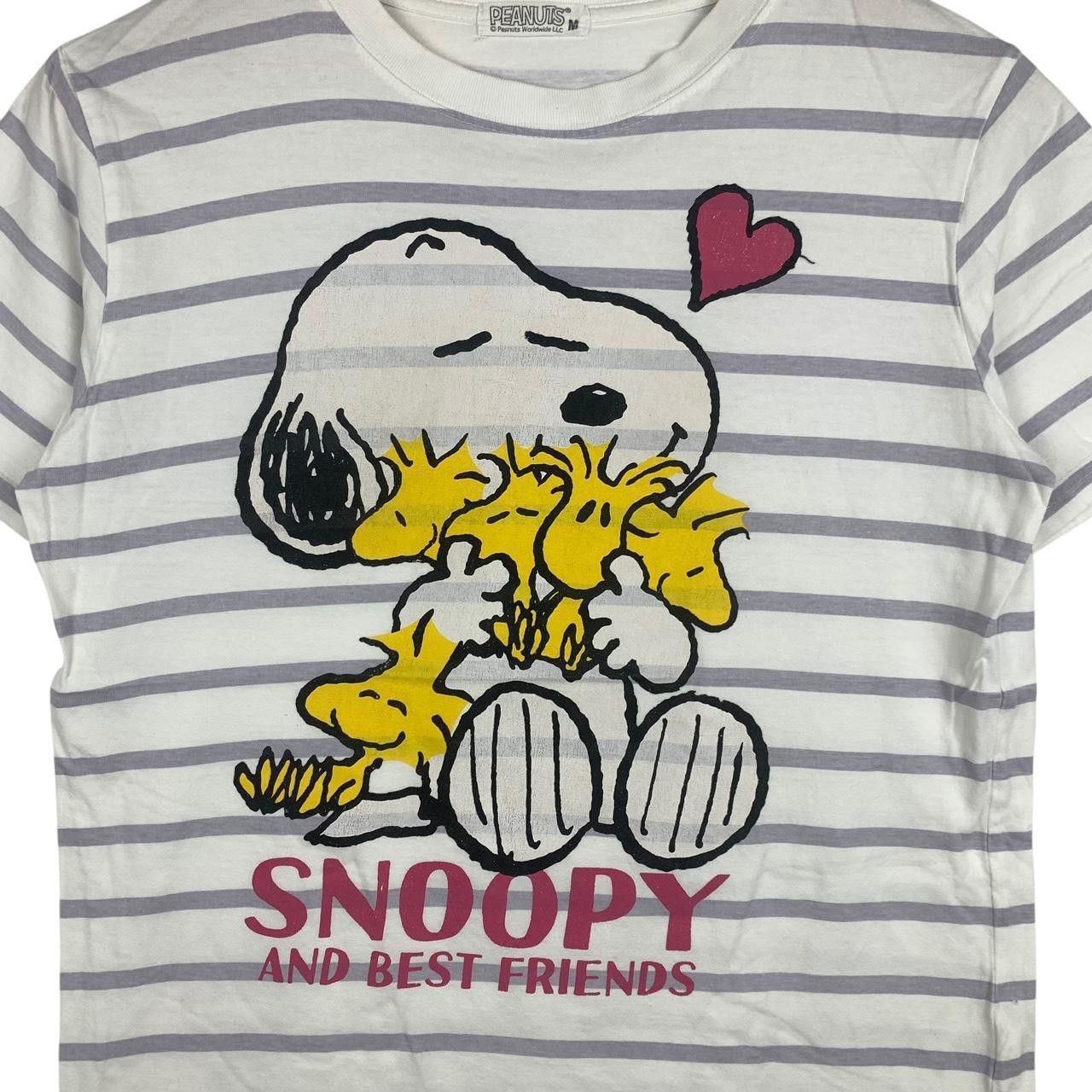 Peanuts PEANUTS SNOOPY and Best Friends Striped Tee Shirt Size M / US 6-8 / IT 42-44 - 5 Thumbnail