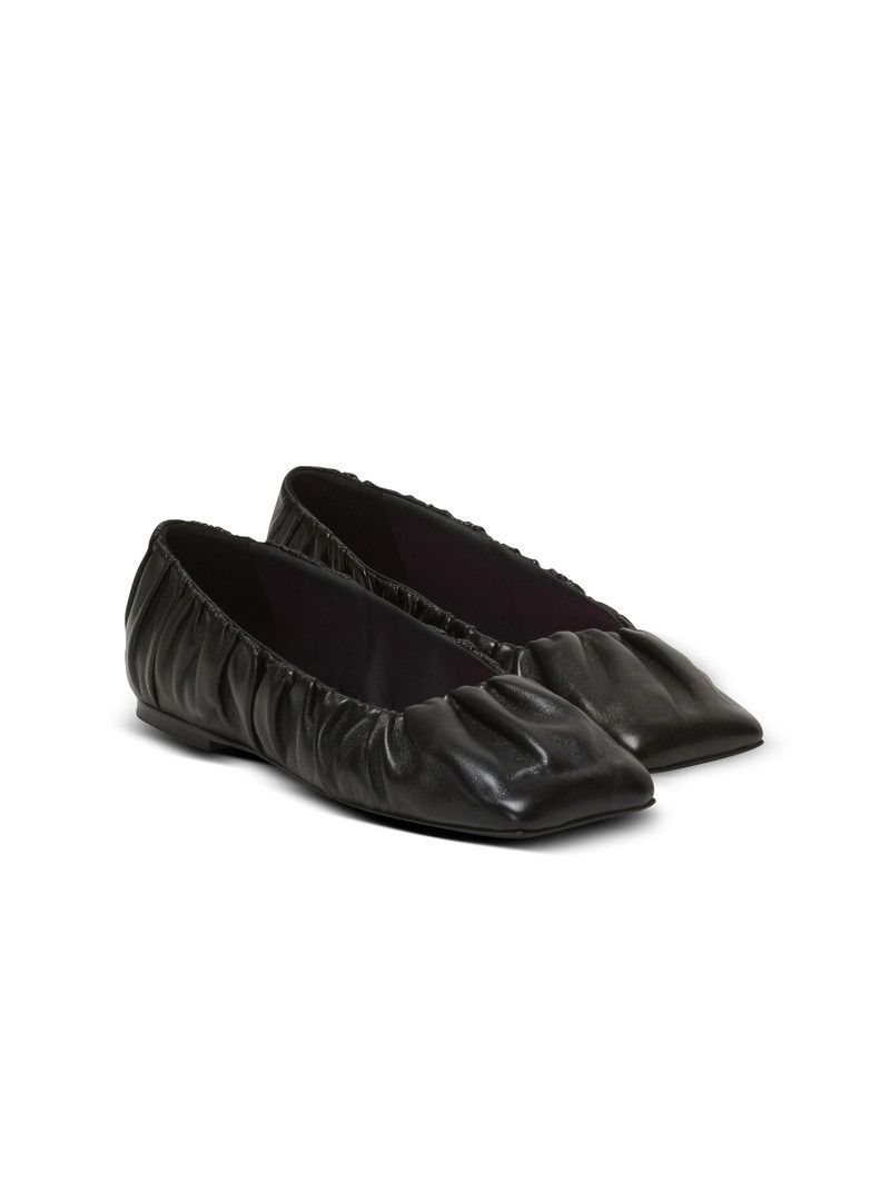 Balmain o1s1wg111225 Eden Ballerina Flats in Black Size US 6 / IT 36 - 2 Thumbnail