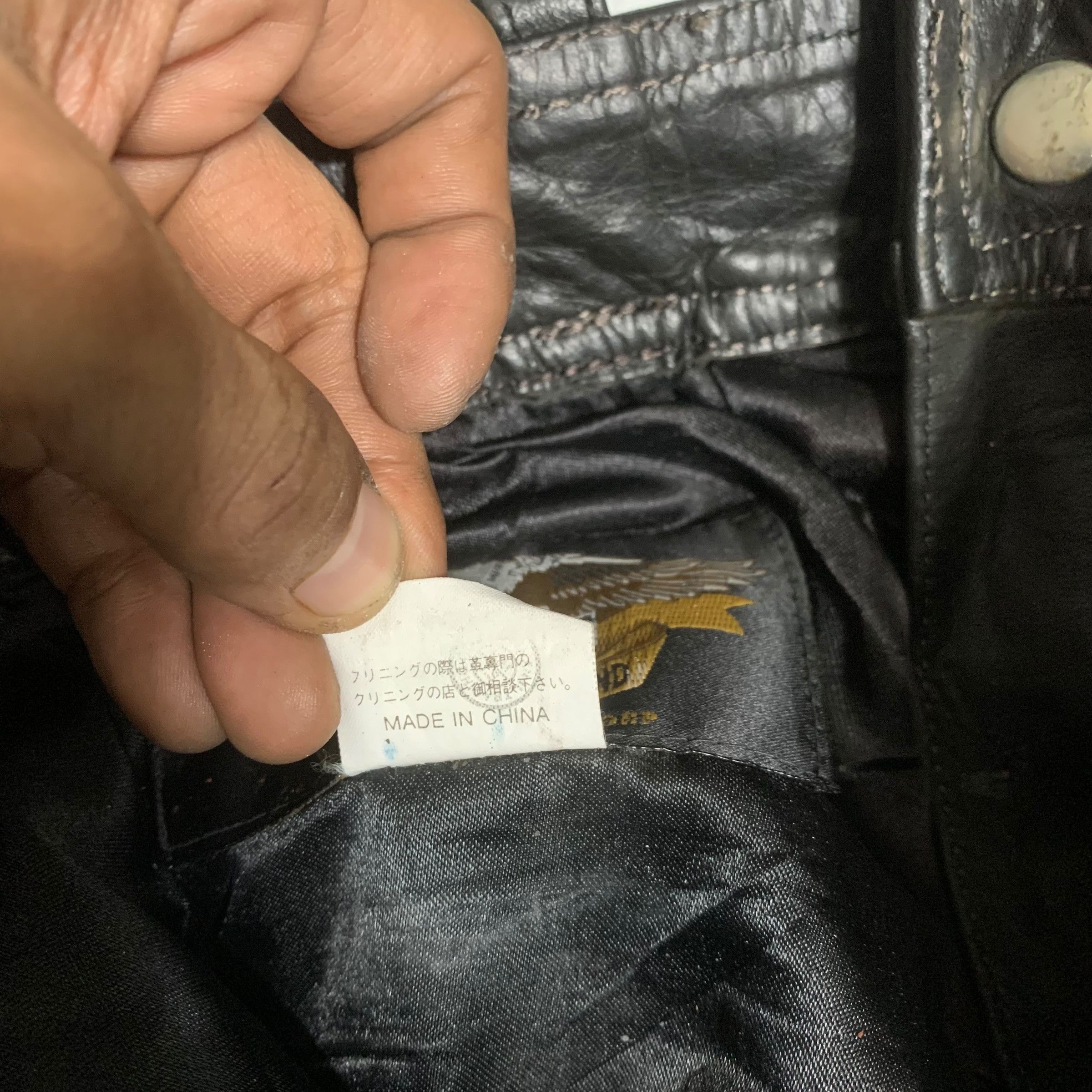 Harley Davidson Vintage Harley Davidson Biker Leather Jacket Size US 28 / EU 44 - 6 Thumbnail