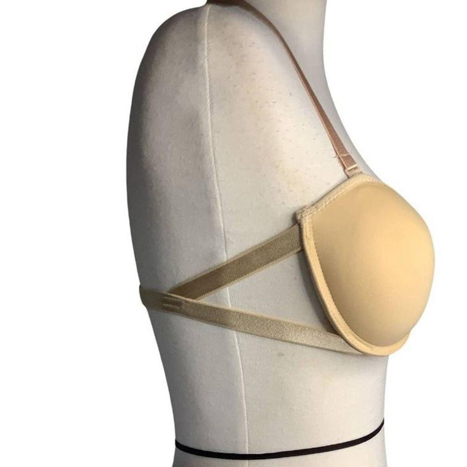 Shein Shein Nude Strapless Convertible Push-Up Bra Medium Size ONE SIZE - 3 Thumbnail