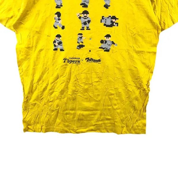 Vintage HANSHIN TIGERS x Pro Yakyu Baseball Tee Shirt Size US L / EU 52-54 / 3 - 4 Thumbnail