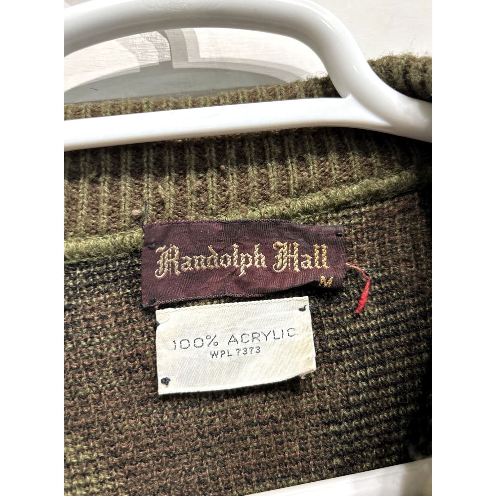 Vintage VINTAGE Randolph Hall Camo Camoflage Wool Knit Hunting Sweater Mens Size M Medium Camouflage 1970s Outdoor Winter Knit Wool Men Size US M / EU 48-50 / 2 - 3 Thumbnail