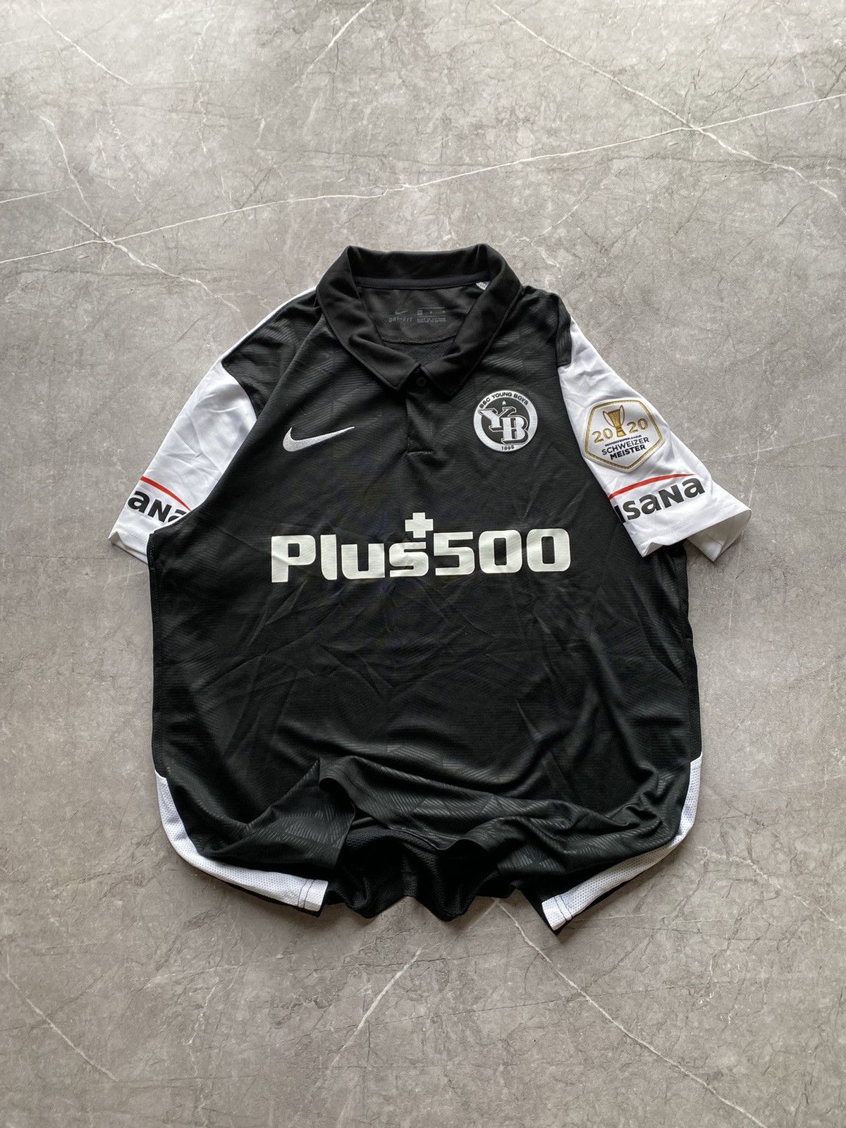 Nike Nike BSC Young Boys 2020-21 Schweizer Meister Soccer Jersey Size US L / EU 52-54 / 3 - 2 Thumbnail