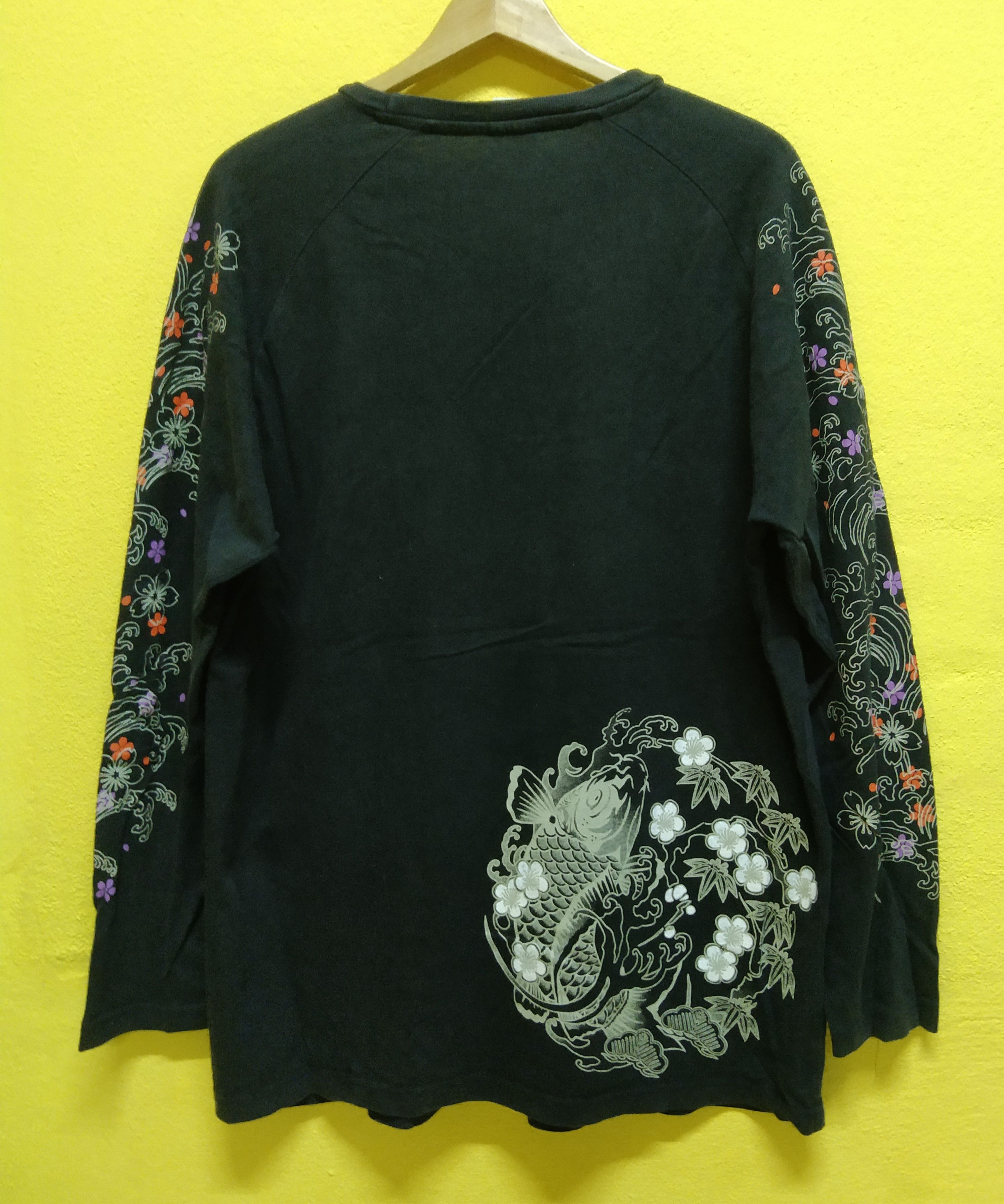 Japanese Brand Sukajan Long Sleeve Shirt Size US XL / EU 56 / 4 - 2 Thumbnail