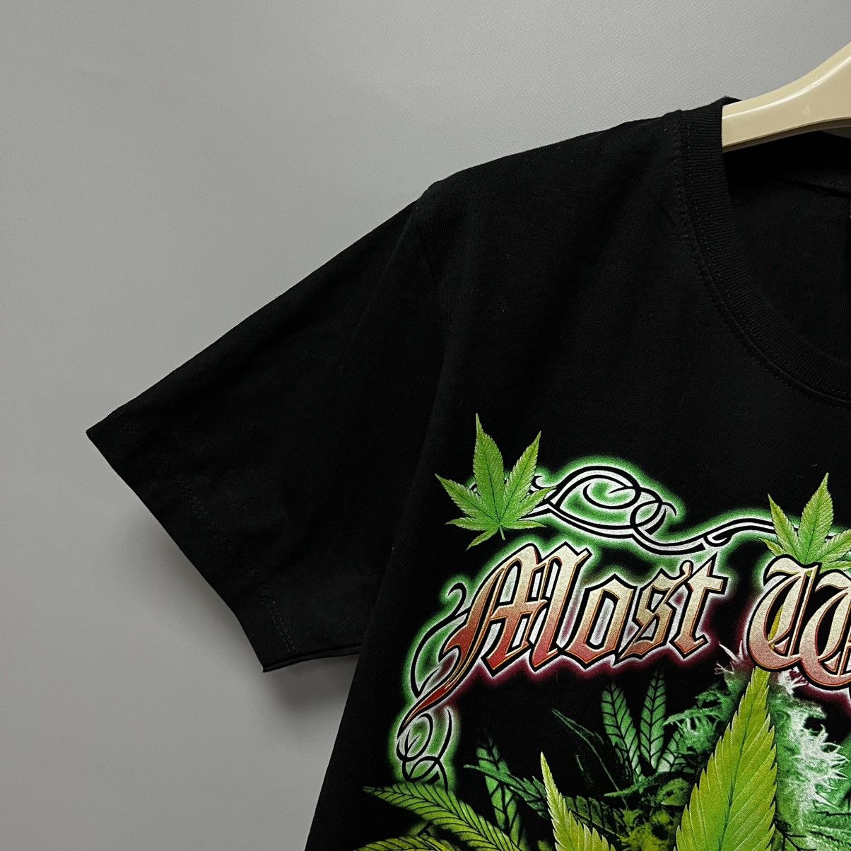Bob Marley × Vintage Vintage WILD “Most Wanted” Weed Bob Marley Style T shirt tee Size US M / EU 48-50 / 2 - 3 Thumbnail