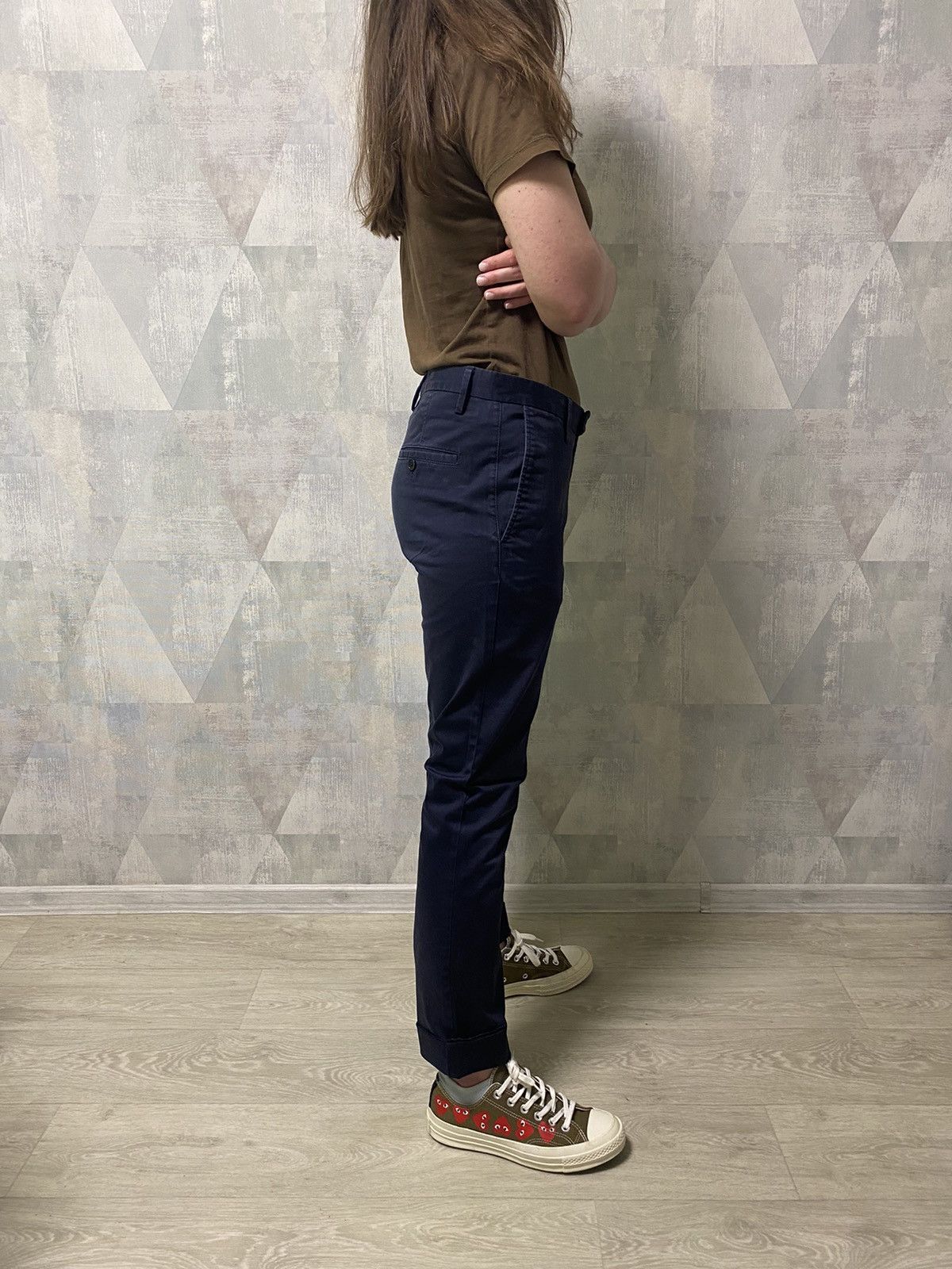 Acne Studios Acne Studios Max Satin SS14 Dyed Navy Chino Pants Trousers Size US 30 / EU 46 - 20 Thumbnail