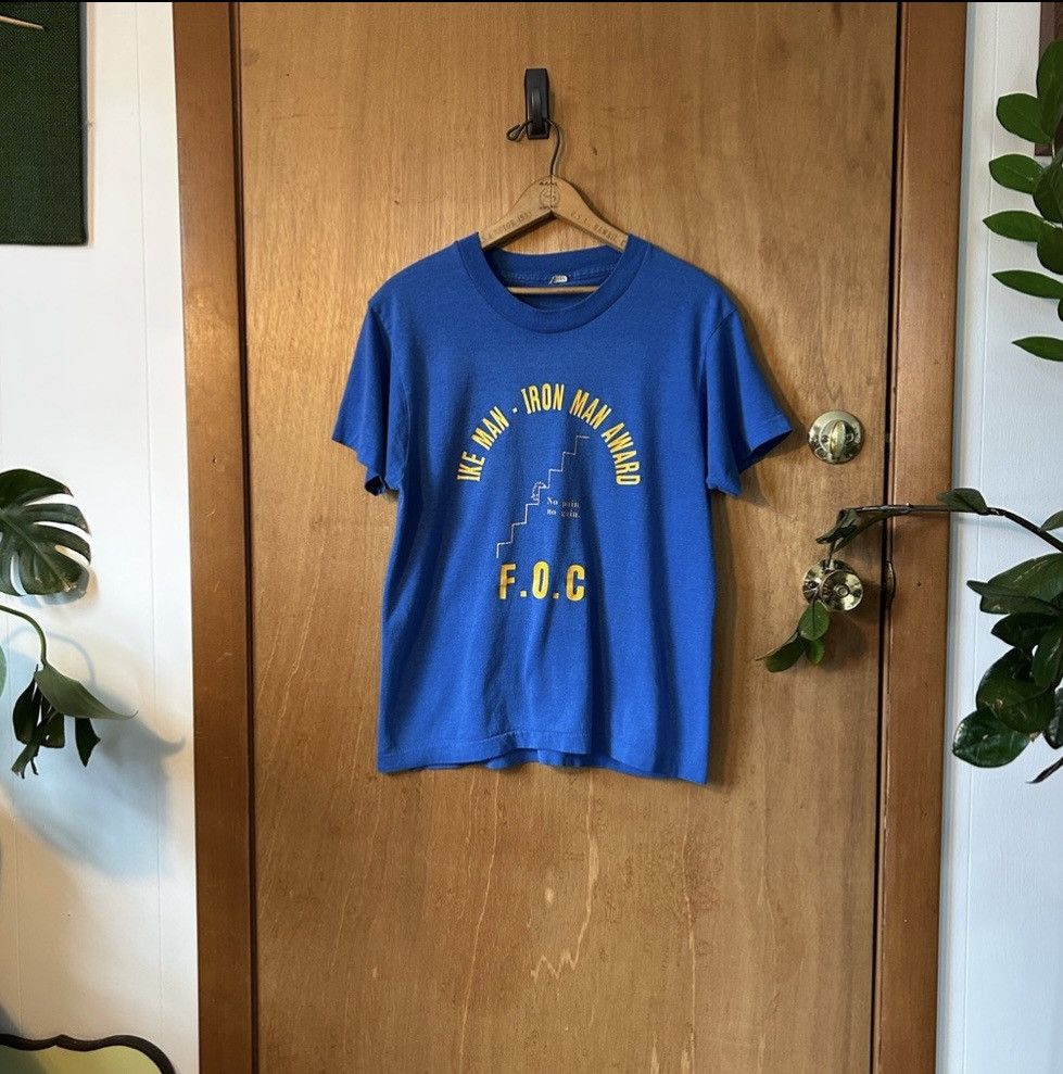 Vintage Vintage blue tee Size US S / EU 44-46 / 1 - 1 Thumbnail
