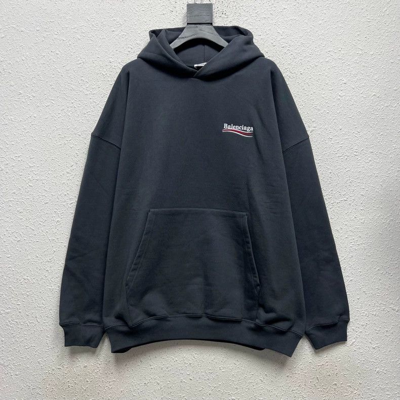 Balenciaga Balenciaga Embroidered coke gray hoodie Size US S / EU 44-46 / 1 - 1 Thumbnail