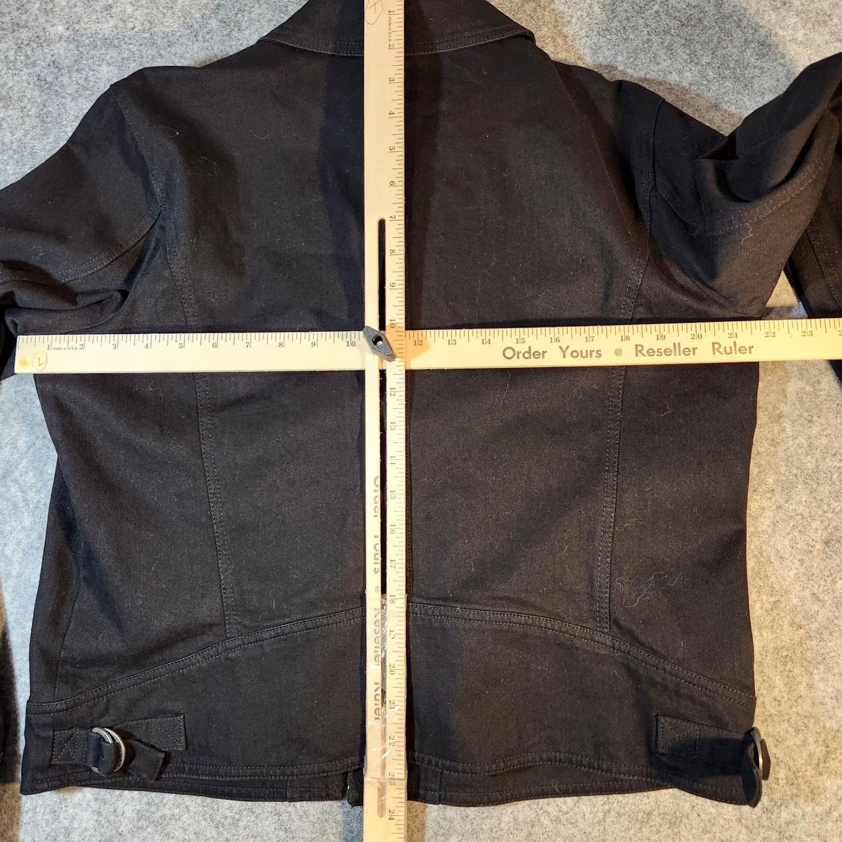 Ralph Lauren Lauren Jeans Co Ralph Lauren Jacket Womens XL Black Moto Biker Asymmetrical Zip Size 40" / US 18 - 6 Thumbnail