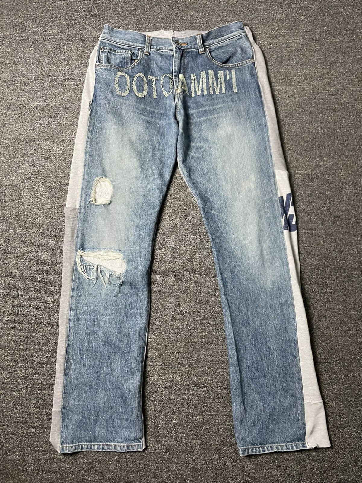 Undercover UNDERCOVER IMMADTOO HYBRID JEANS (90) Size US 30 / EU 46 - 1 Thumbnail