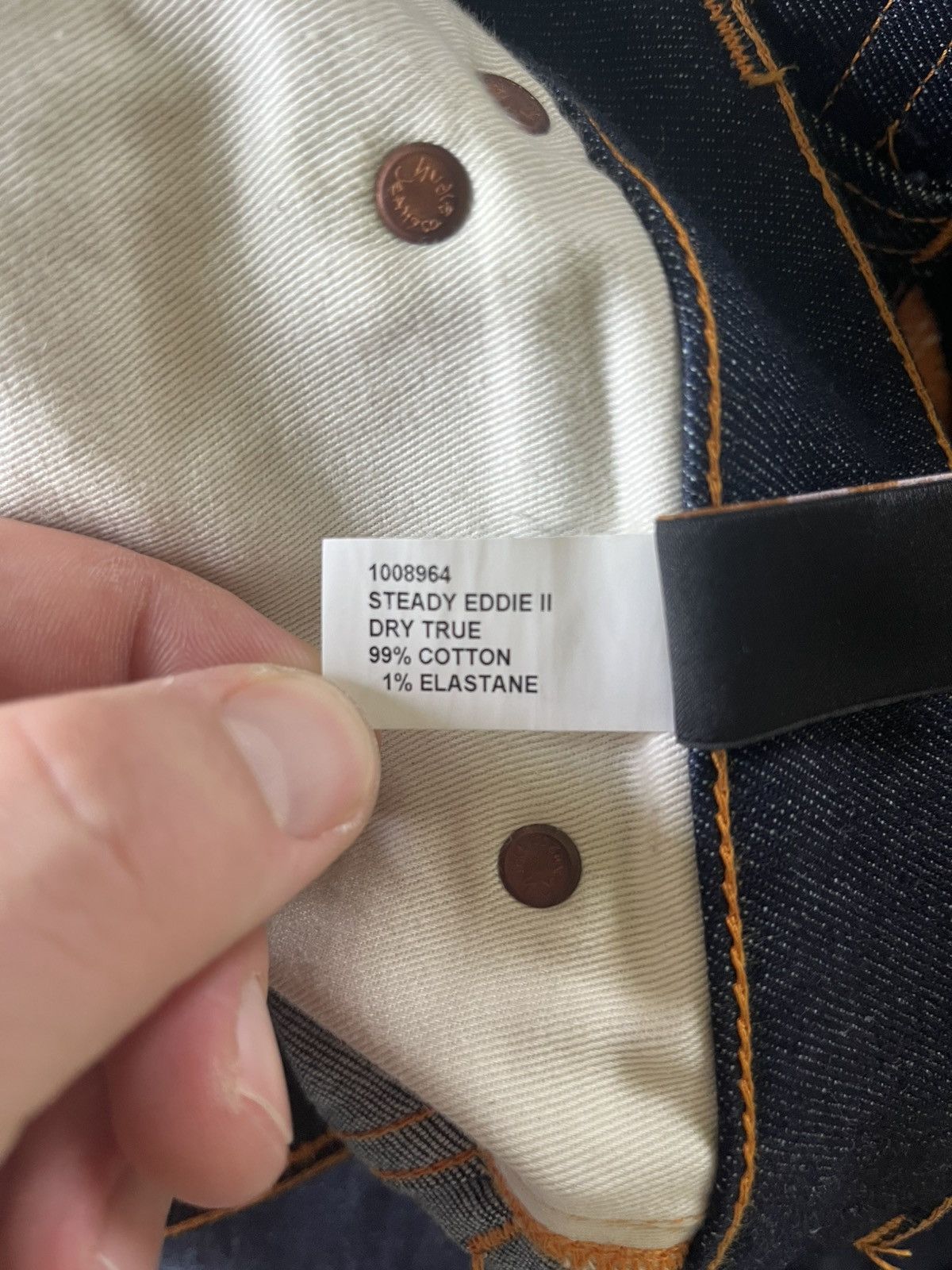 Nudie Jeans Nudie Steady Eddie II Jeans Size US 32 / EU 48 - 10 Thumbnail