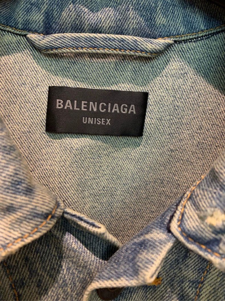 Balenciaga Balenciaga Denim Jacket One of a Kind in the Country, Mate Size US M / EU 48-50 / 2 - 3 Thumbnail