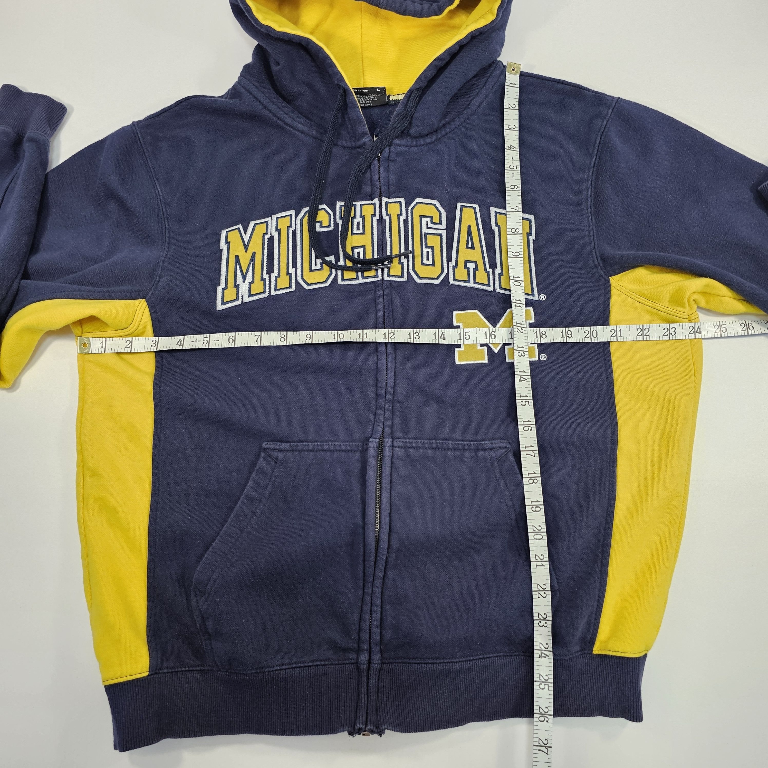 Colosseum Athletics Colosseum Athletics University of Michigan Full Zip Hoodie Size US L / EU 52-54 / 3 - 7 Thumbnail