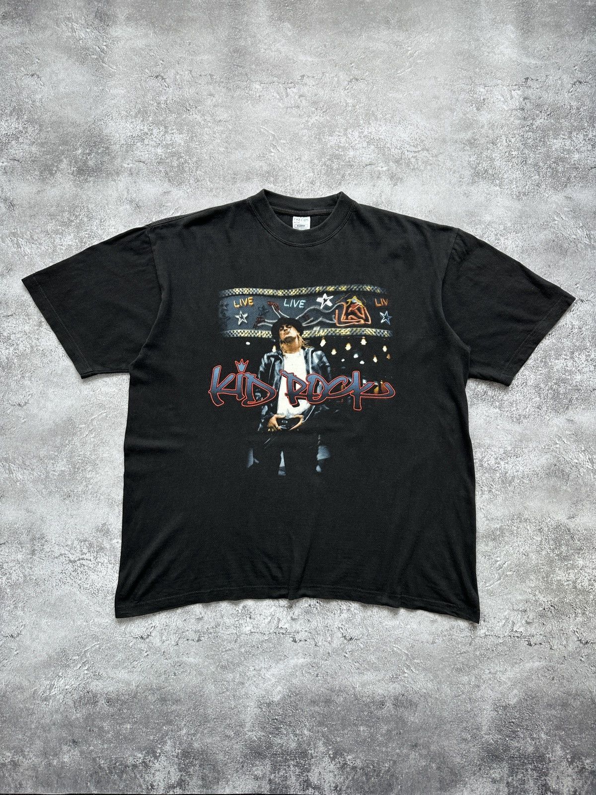 Band Tees Vintage Kid Rock T-Shirt 1999 Band Tees Faded Size US XL / EU 56 / 4 - 1 Thumbnail