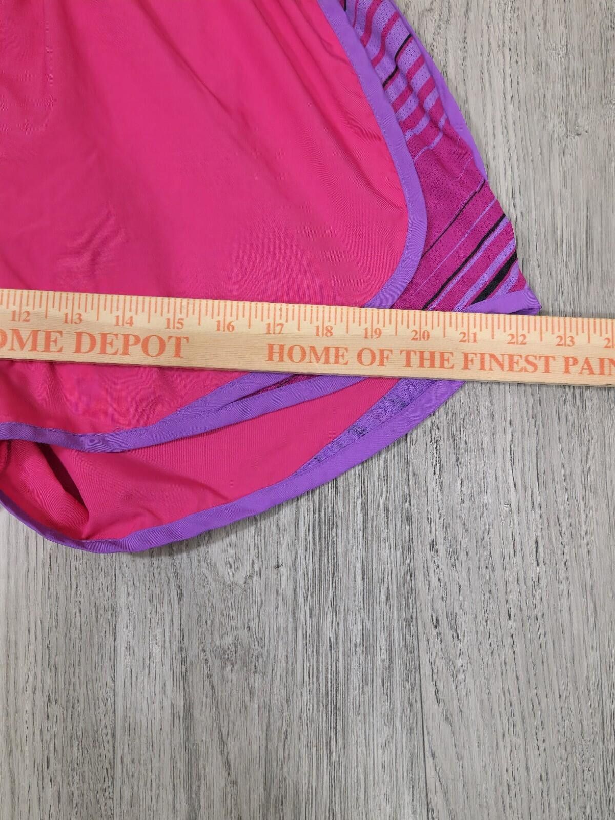 Nike Nike Women Dri-Fit Pink With Purple Running Shorts Size M#12 Size 32" / US 10 / IT 46 - 3 Thumbnail