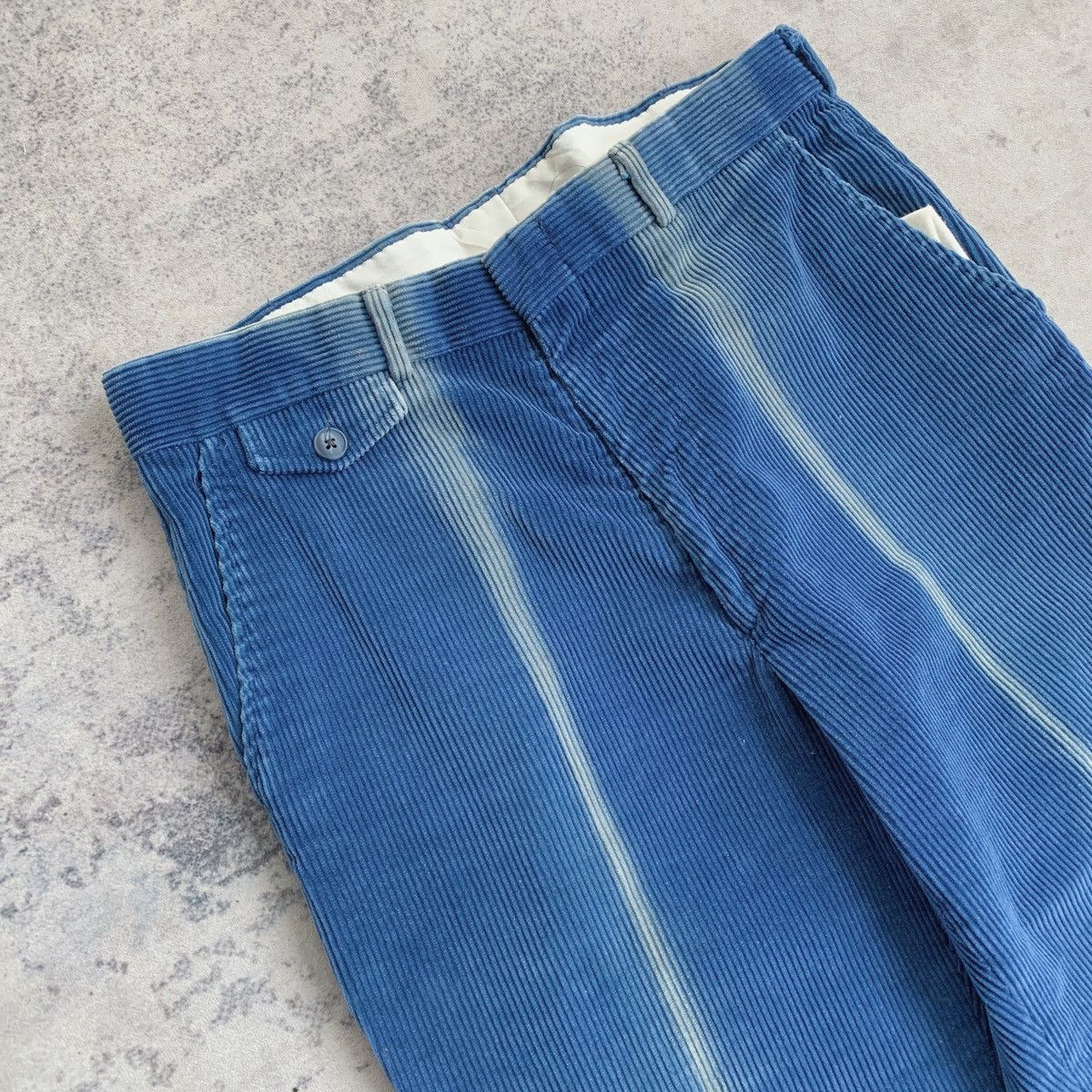 Vintage 1960s Sun Faded Bootcut Corduroy Pants ERD GRUNGE Size US 32 / EU 48 - 6 Thumbnail