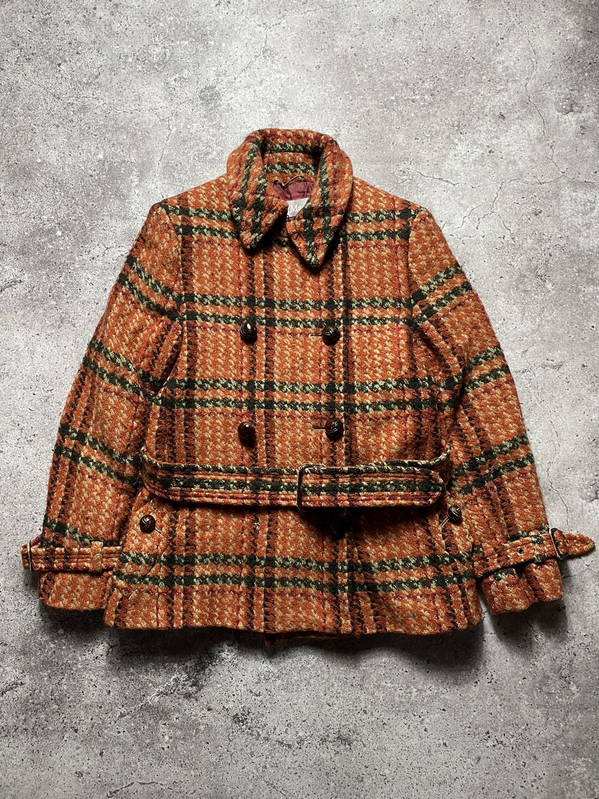 Max Mara MaxMara virgin wool coat jacket Size S / US 4 / IT 40 - 1 Thumbnail