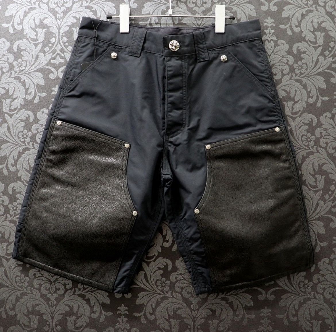 Chrome Hearts Chrome Hearts Leather Nylon Carpenter Shorts Size US 30 / EU 46 - 1 Thumbnail