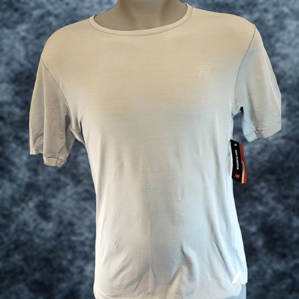 New Balance New Balance Mens T-Shirt Seasonless Short Sleeve Grey Tee M Size US M / EU 48-50 / 2 - 1 Thumbnail