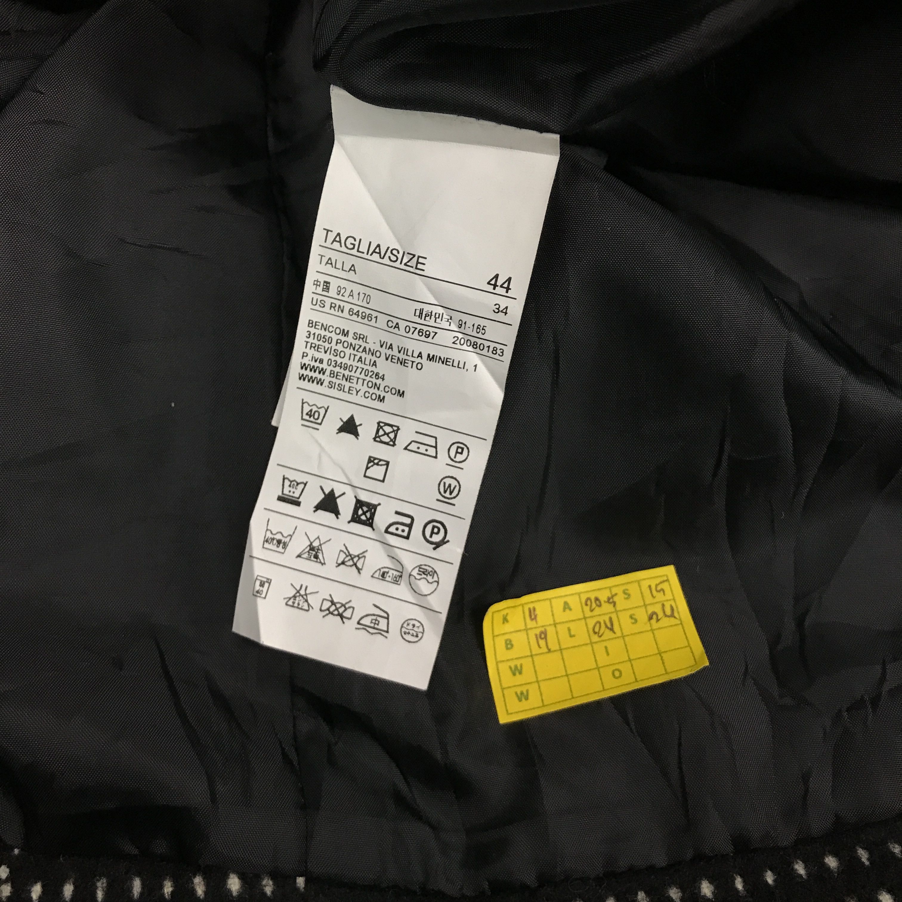 Benetton × Japanese Brand Benetton Button Wool jacket Size US M / EU 48-50 / 2 - 9 Thumbnail