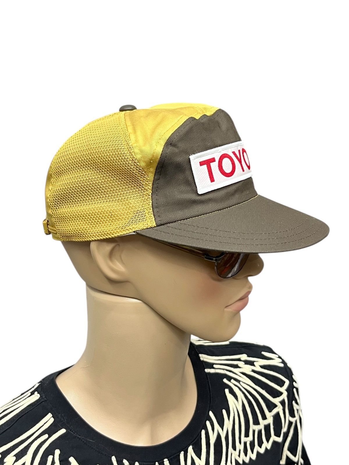 Formula 1 🏁TRD TOM’s Vintage TOYOTA TECNO RACING Hybrid Trucker Hat Size ONE SIZE - 4 Thumbnail
