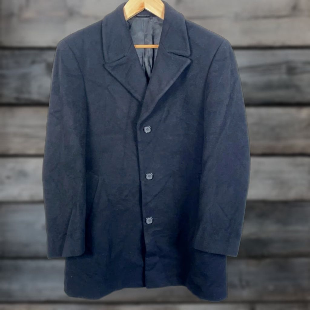 Ralph Lauren Lauren Ralph Lauren Coat Men 44 Black Wool Overcoat Mid-Length Wool Coat Jacket/Coat Black 100% Wool Overcoat Mens 44 Mid-Length Classic Preppy Size US S / EU 44-46 / 1 - 1 Thumbnail