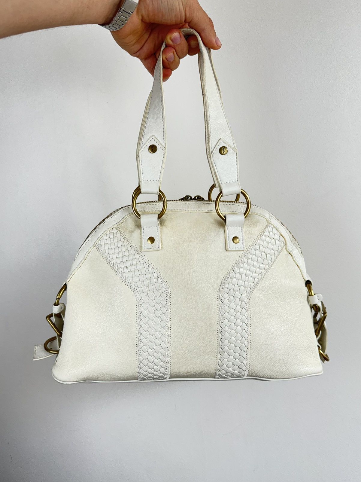 Leather × Yves Saint Laurent Leather bag Yves Saint Laurent original casual luxury item Size ONE SIZE - 1 Thumbnail