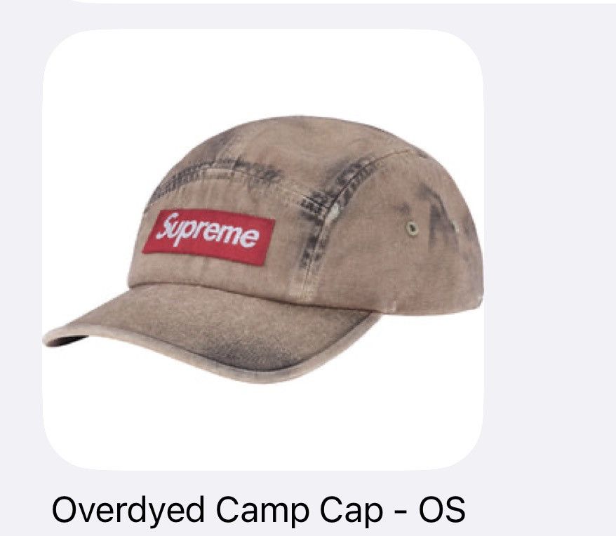 Supreme Overdyed camp cap Size ONE SIZE - 5 Thumbnail