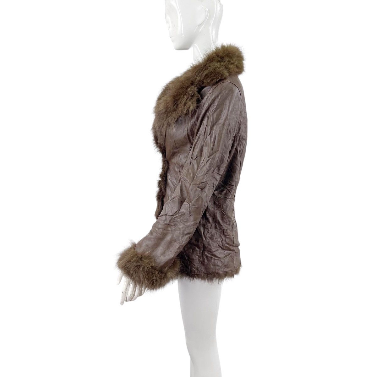 Balmain × Vintage Vintage Balmain Shearling Leather Jacket Size M / US 6-8 / IT 42-44 - 2 Thumbnail