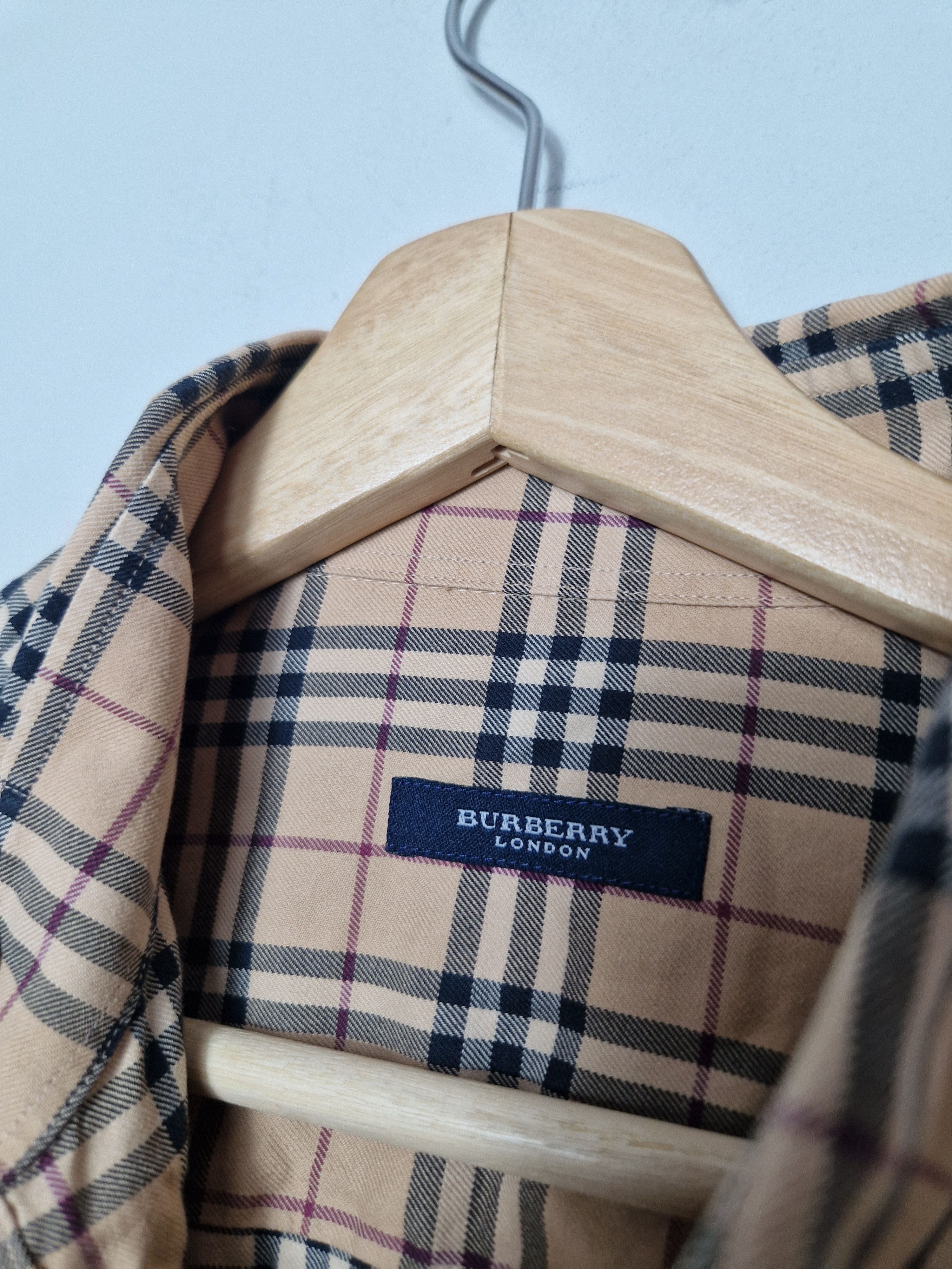 Burberry × Vintage Burberry vintage nova check shirt Size US XL / EU 56 / 4 - 7 Thumbnail