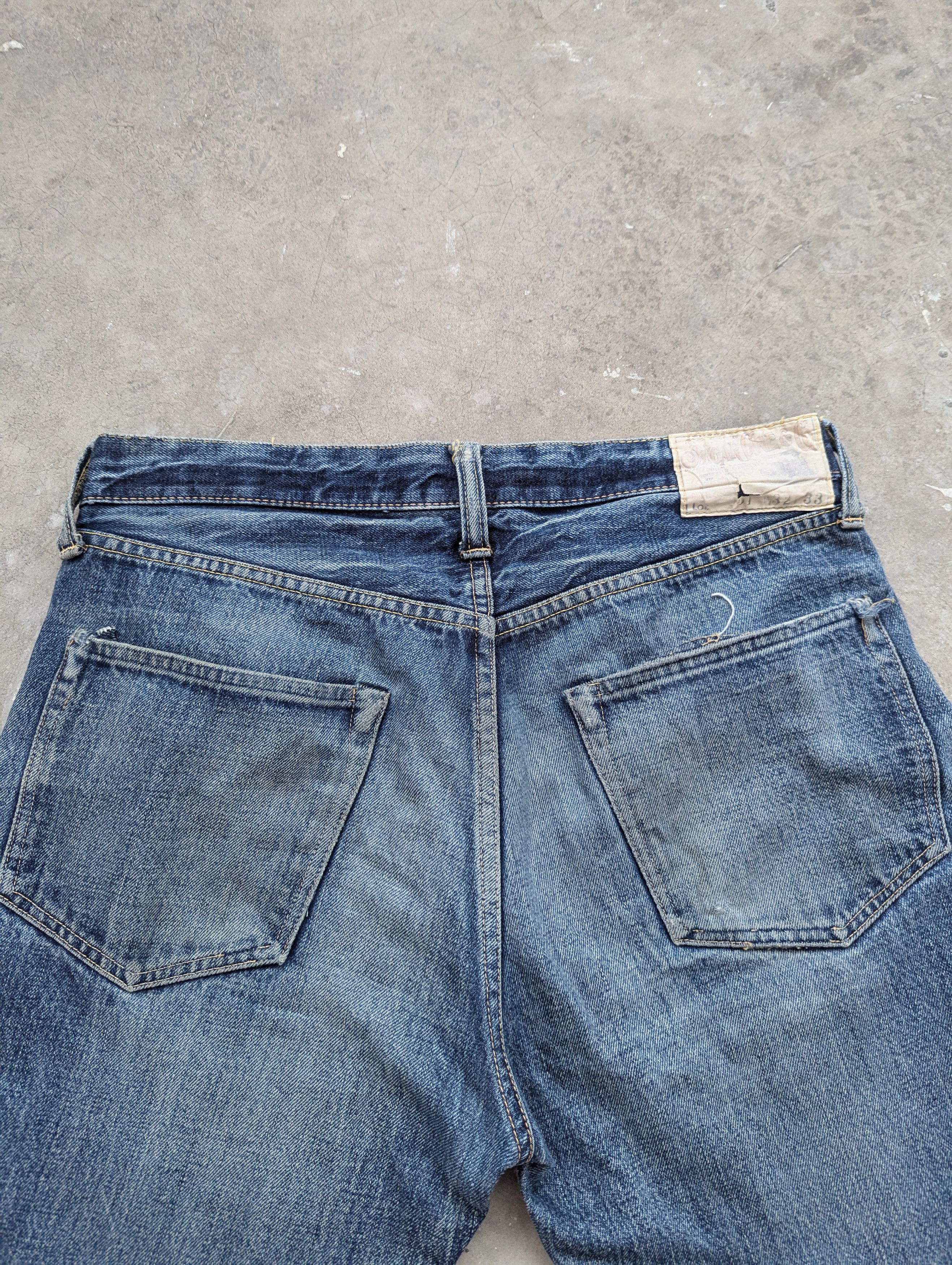 Japanese Brand × Sugar Cane OPEN ORDER 🔥 Vintage Sugar Cane Selvedge Distressed Denim Size US 32 / EU 48 - 22 Thumbnail