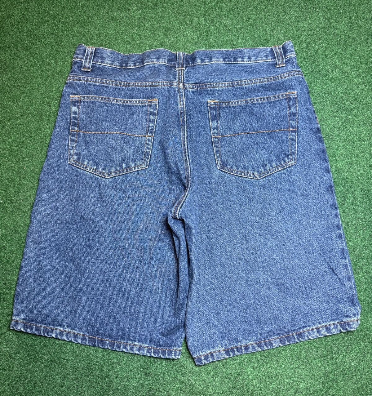 Route 66 Y2K Baggy Below Knee Hip Hop Jorts Route 66 13” Denim Shorts Size US 36 / EU 52 - 1 Thumbnail