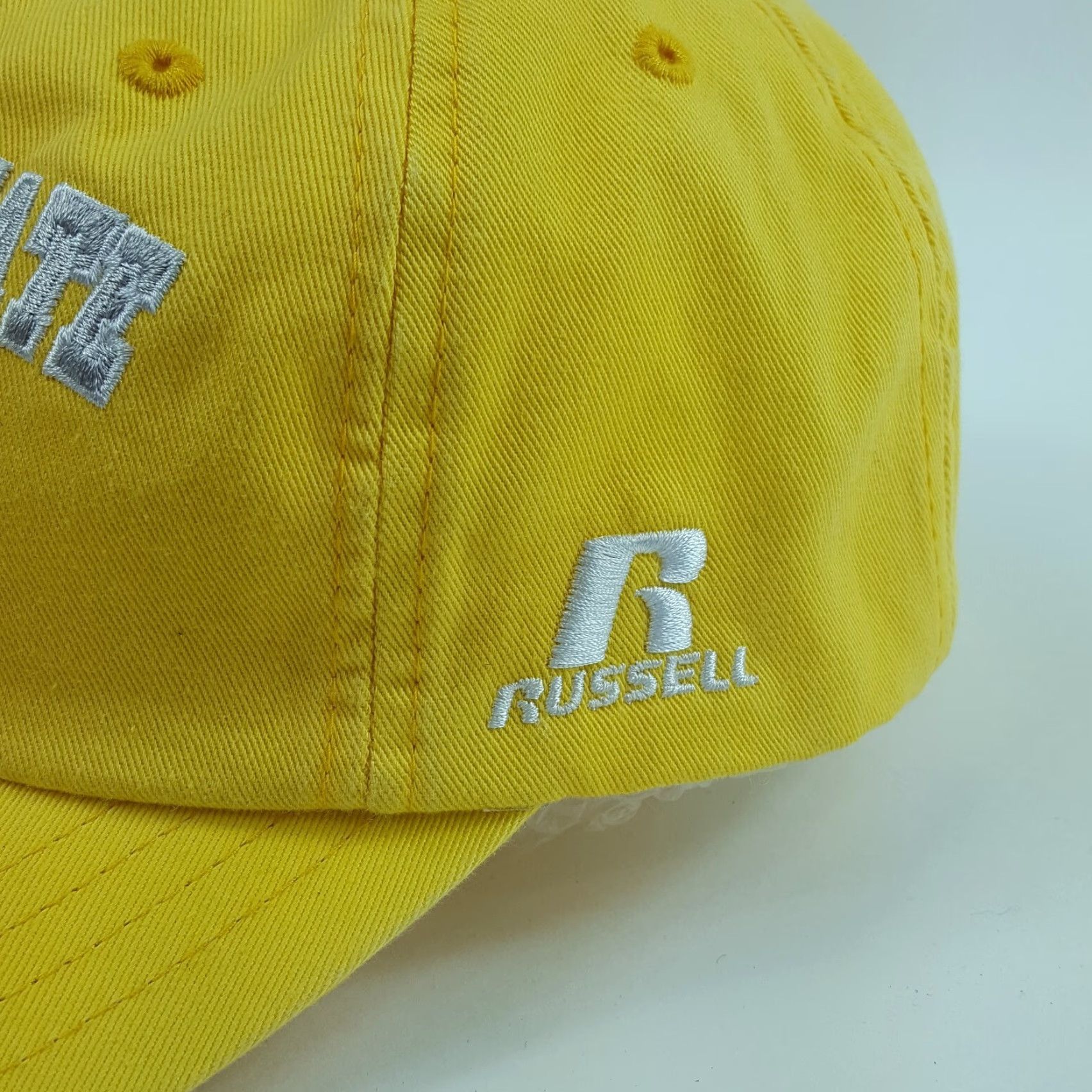 Russell Athletic VINTAGE Illinois State College Adjustable Sports Hat Baseball Cap Y2K Yellow Russell Athletic Men Adjustable Hat Size ONE SIZE - 3 Thumbnail