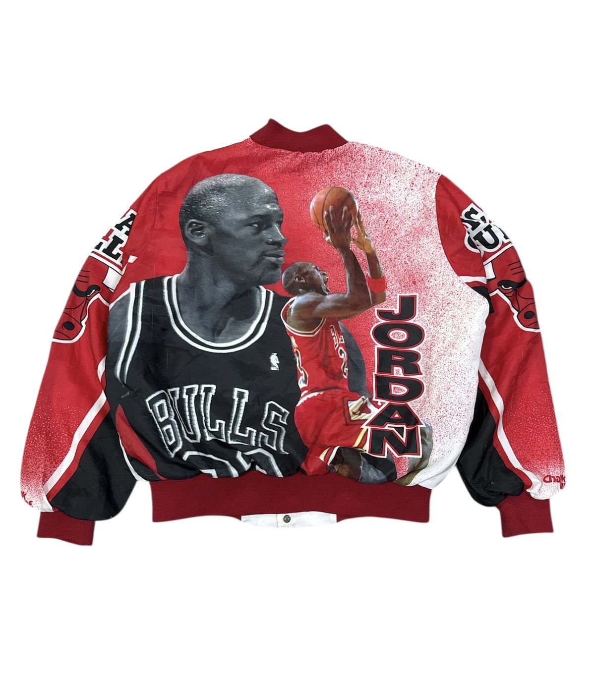 Vintage 1990s Chicago Bulls Michael Jordan Fanimation jacket. Size US L / EU 52-54 / 3 - 1 Thumbnail