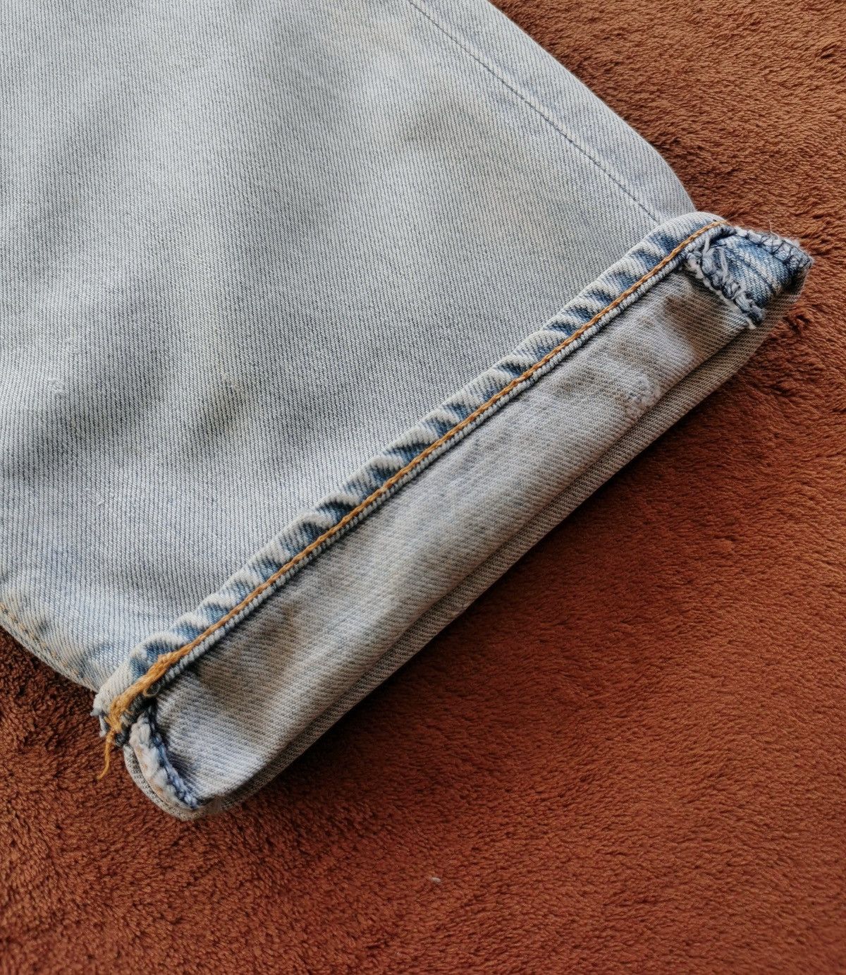 Edwin Vintage Edwin Distressed Patchwork Denim Jeans Size US 30 / EU 46 - 5 Thumbnail