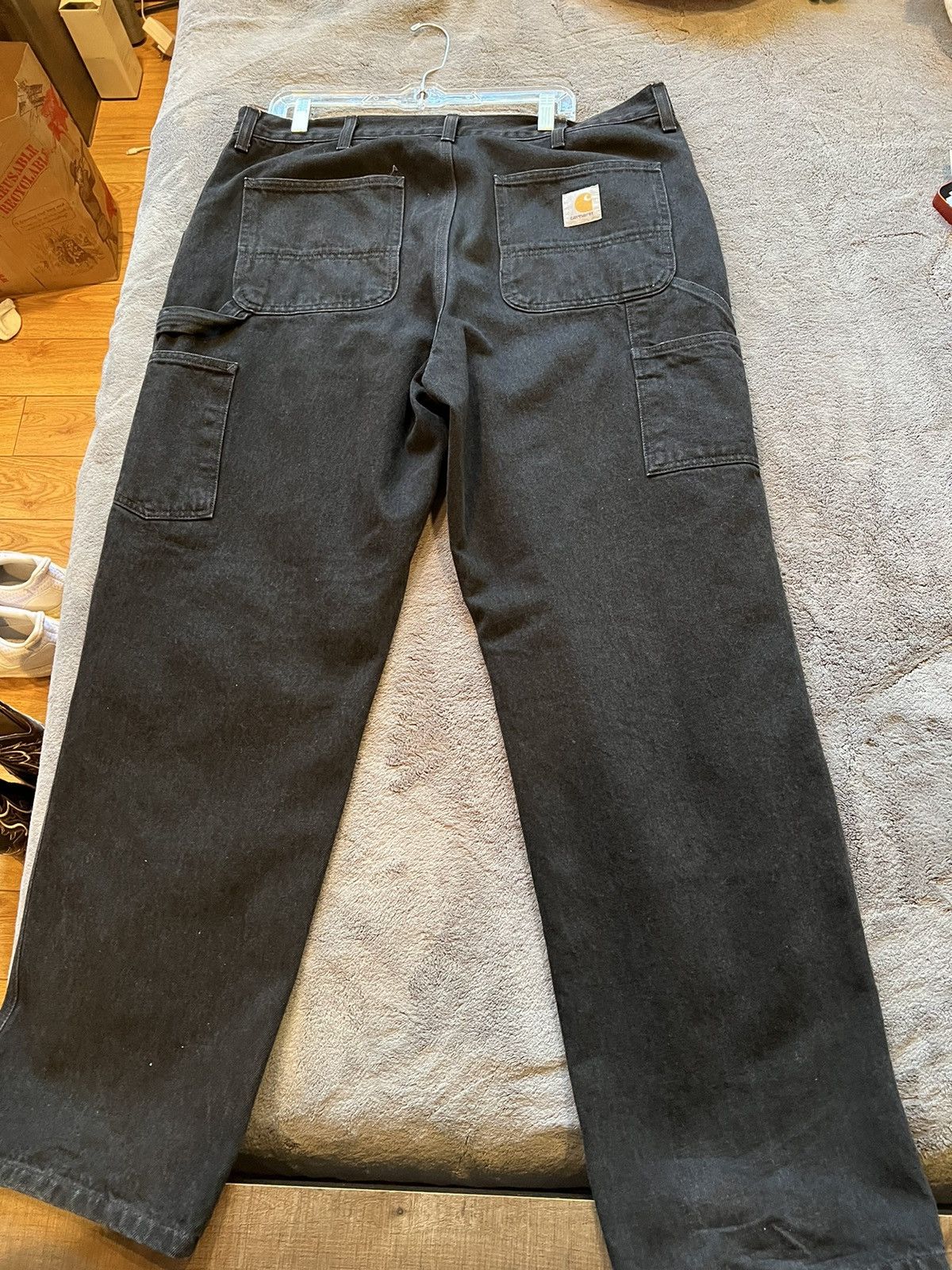 Image of Carhartt Wip Single Knee Denim Pant in Black, Men's (Size 36)