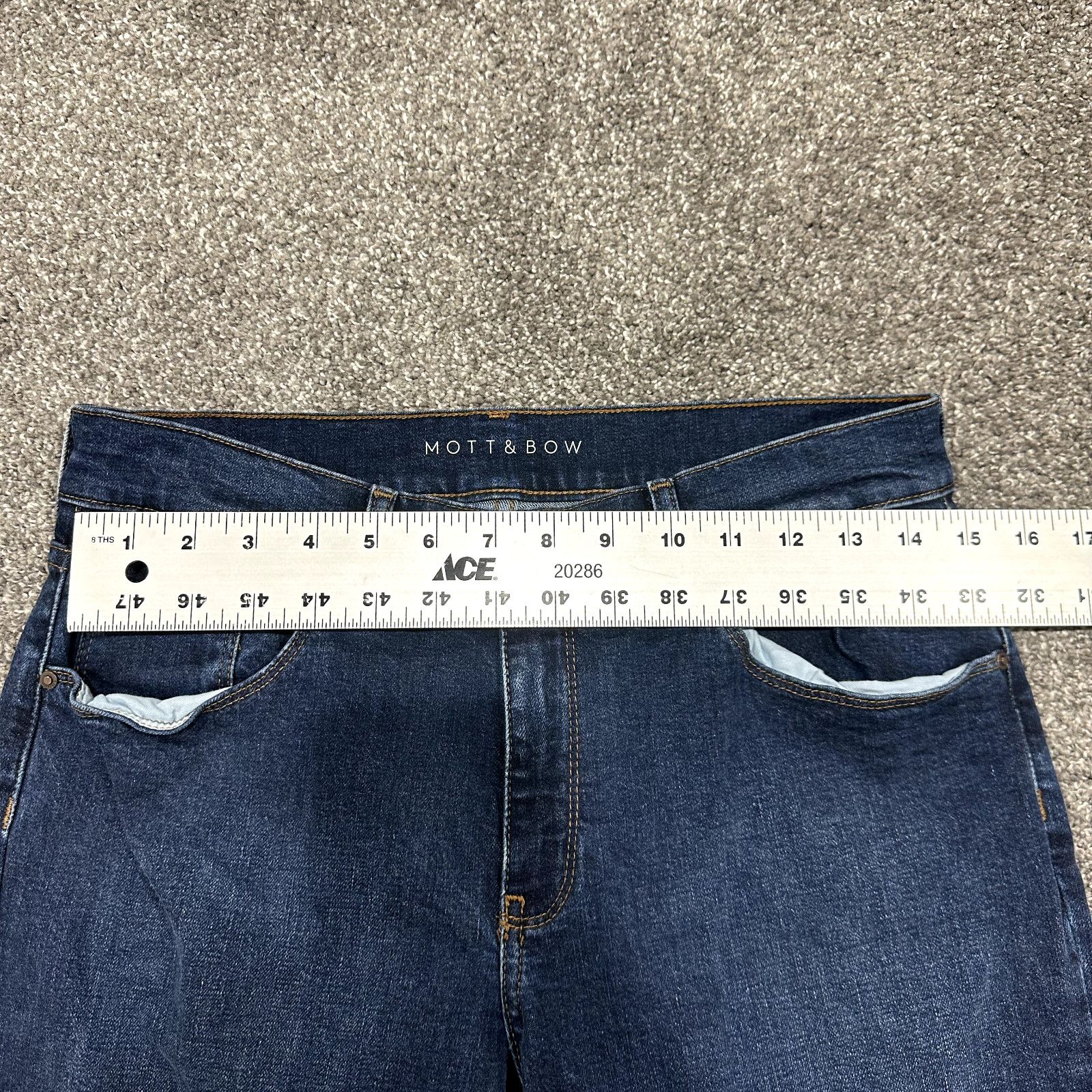 Mott & Bow Mott & Bow Boyfriend Jeans Womens Blue Denim Size 29X32 Size 29" - 6 Thumbnail