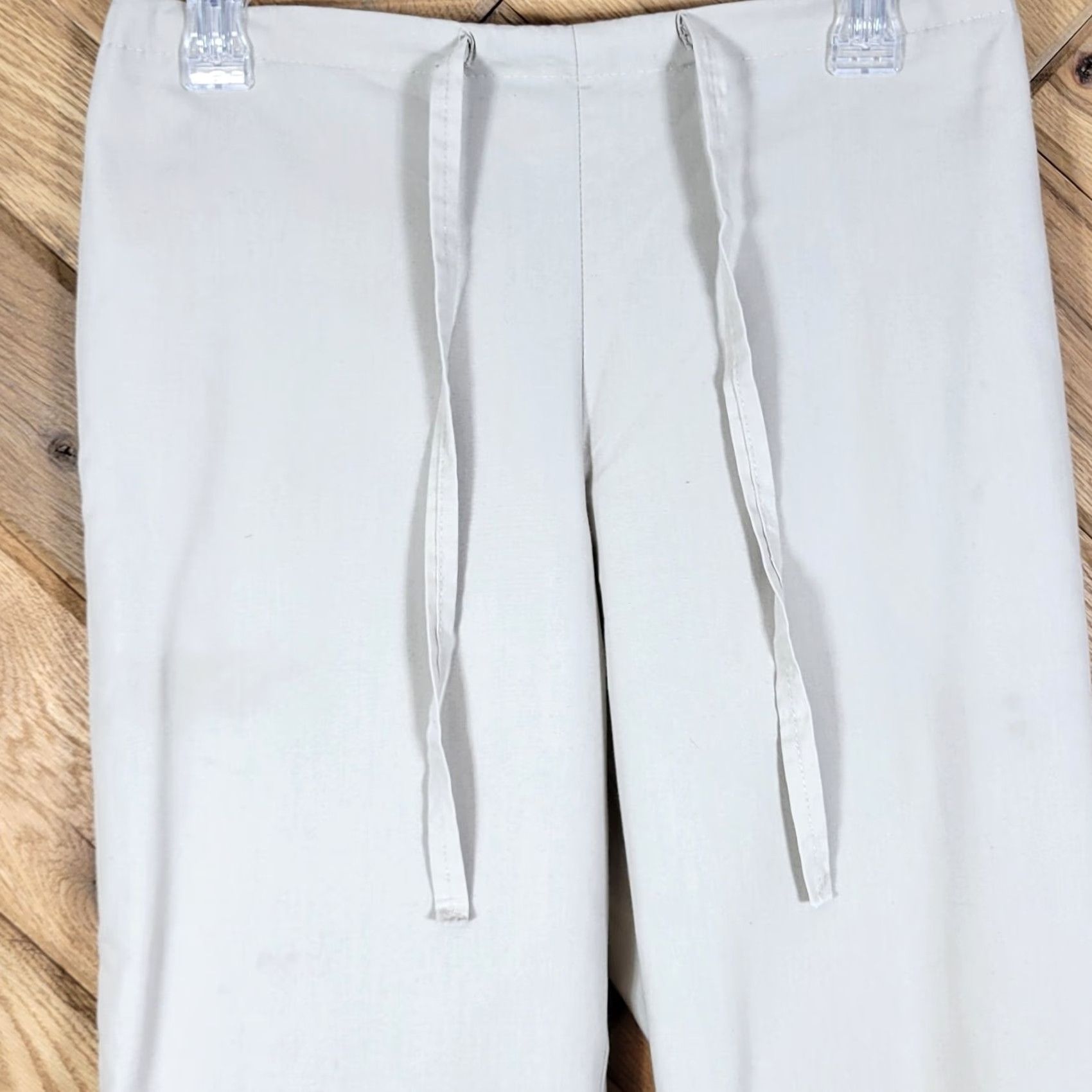 Vintage ScrubZone Landau Womens Scrub Pants XS Drawstring Elastic Back Sand ScrubZone Scrub Pants Womens XS Sand Size 26" / US 2 / IT 38 - 2 Thumbnail