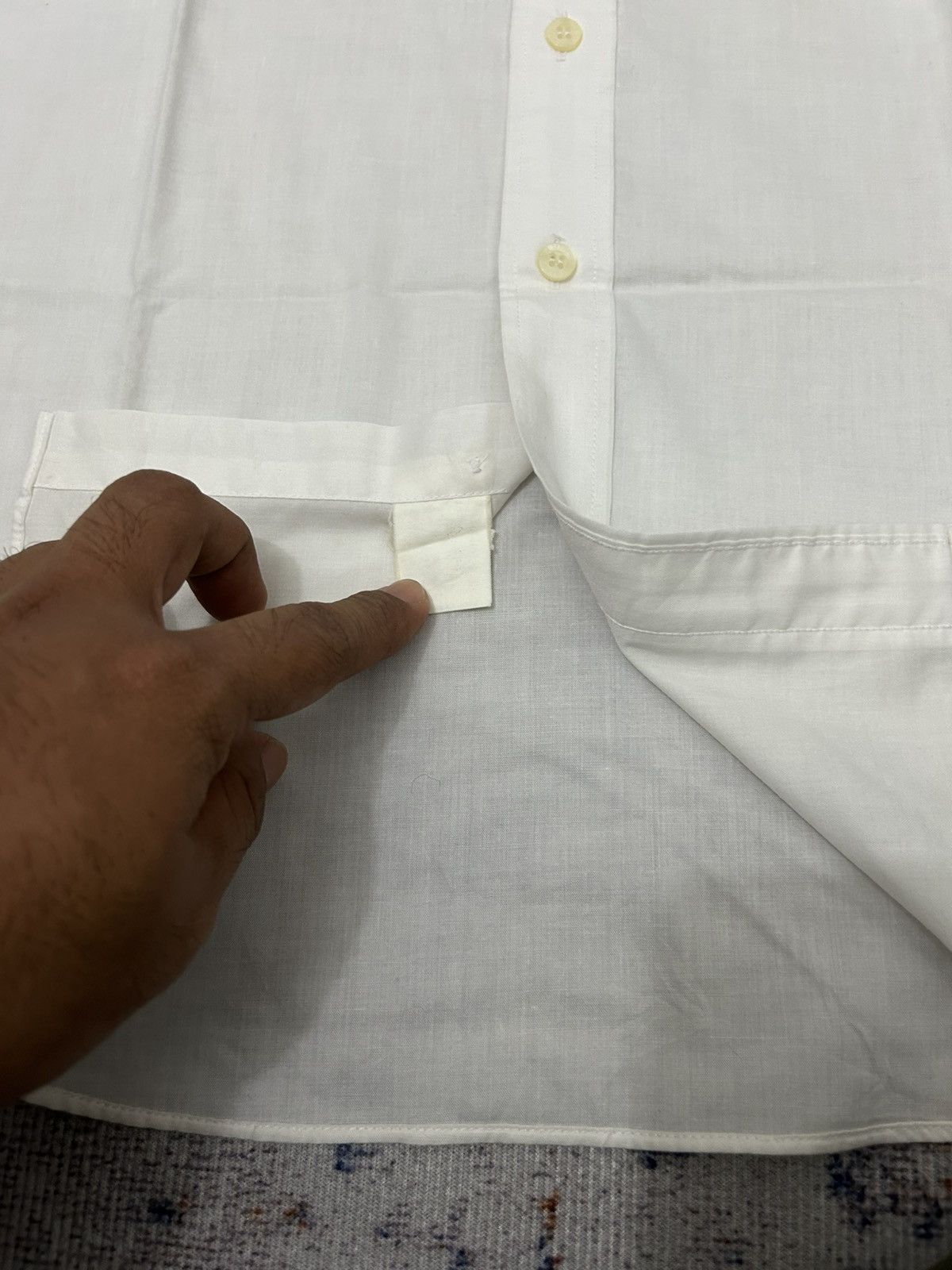 Saint Laurent Paris × Vintage × Yves Saint Laurent Vintage YvesSaintLaurent White Buttom Shirt Size US M / EU 48-50 / 2 - 8 Thumbnail