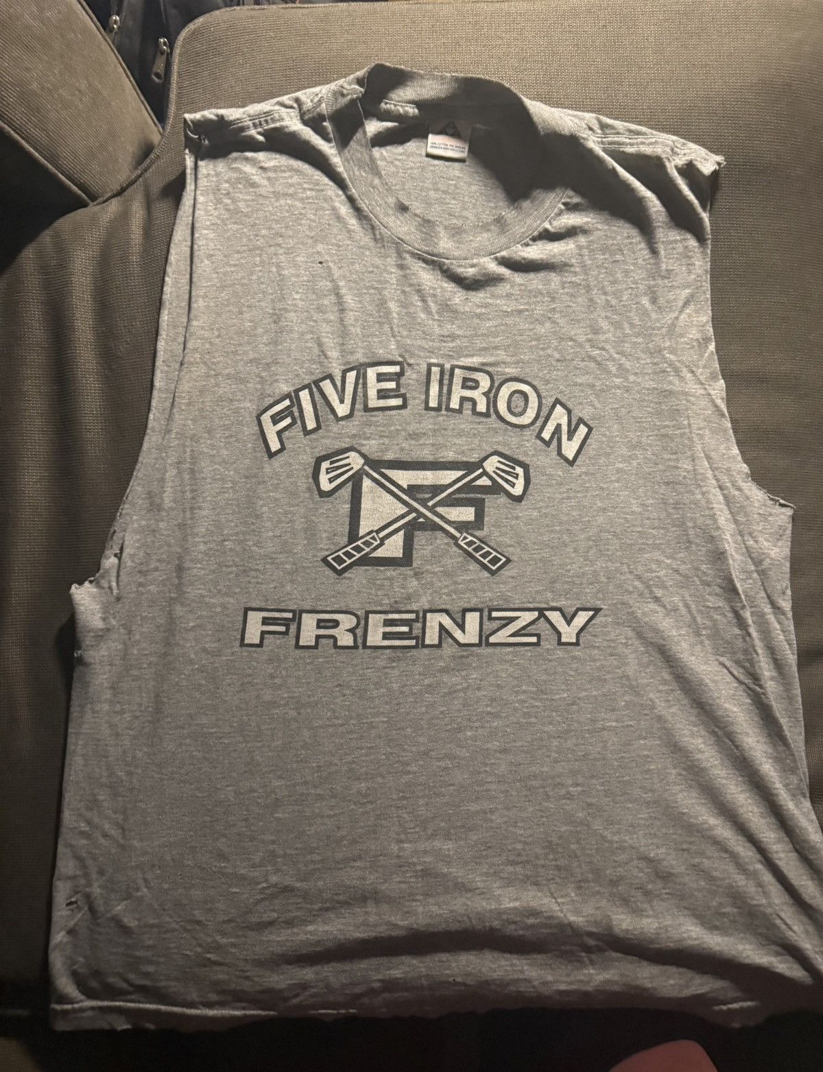 Other Rare Vintage 5 Iron Frenzy sleeveless ska band Tee. Size US XL / EU 56 / 4 - 1 Thumbnail