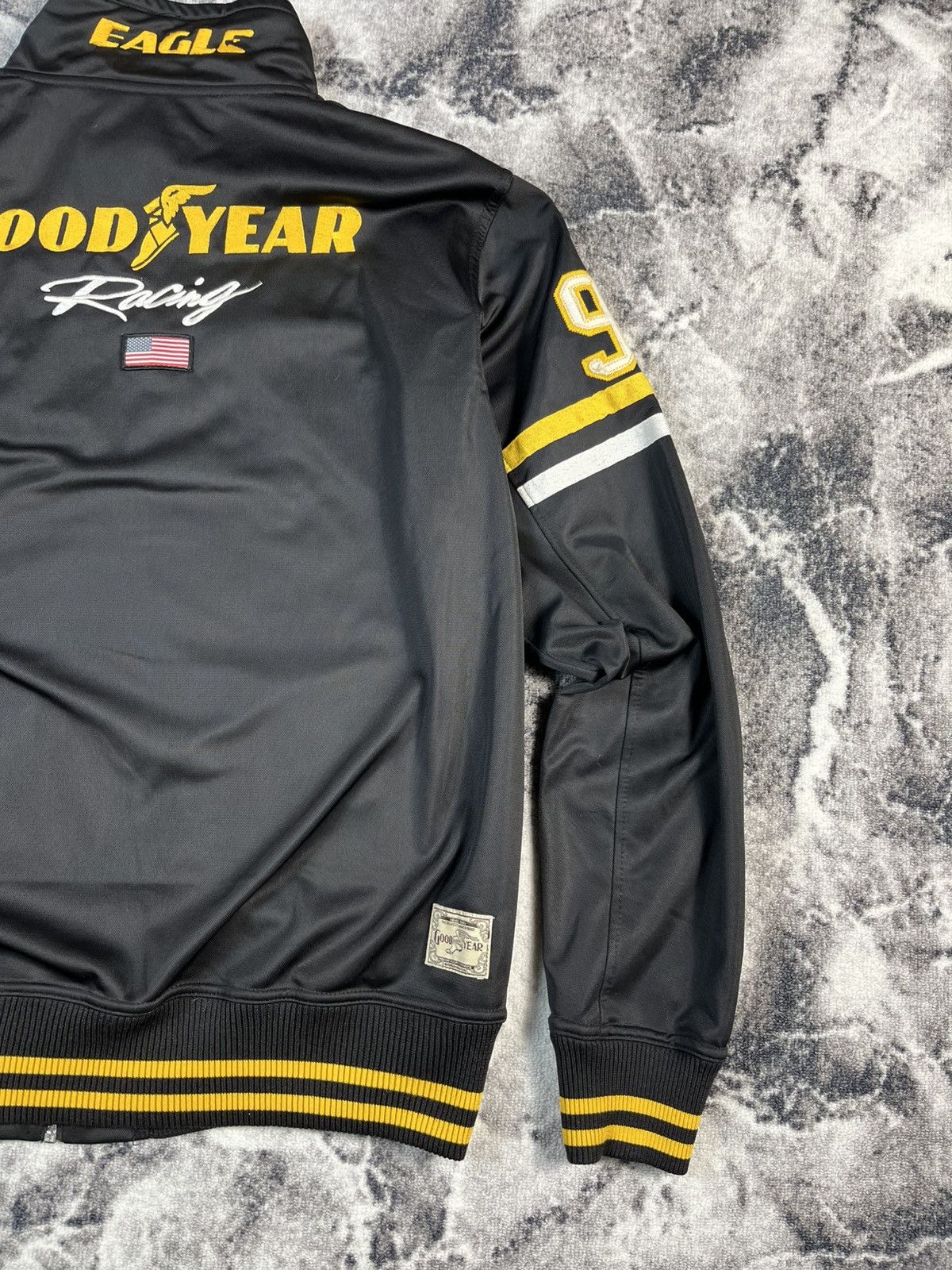 Other Goodyear Racing Jacket Black Yellow Motorsport Y2K Size US XXL / EU 58 / 5 - 15 Thumbnail