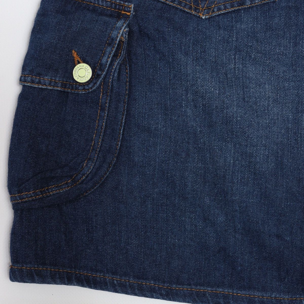 Dolce & Gabbana Dolce Gabbana Denim Jeans Mini Skirt Pocket y2k Size 28" / US 6 / IT 42 - 14 Thumbnail