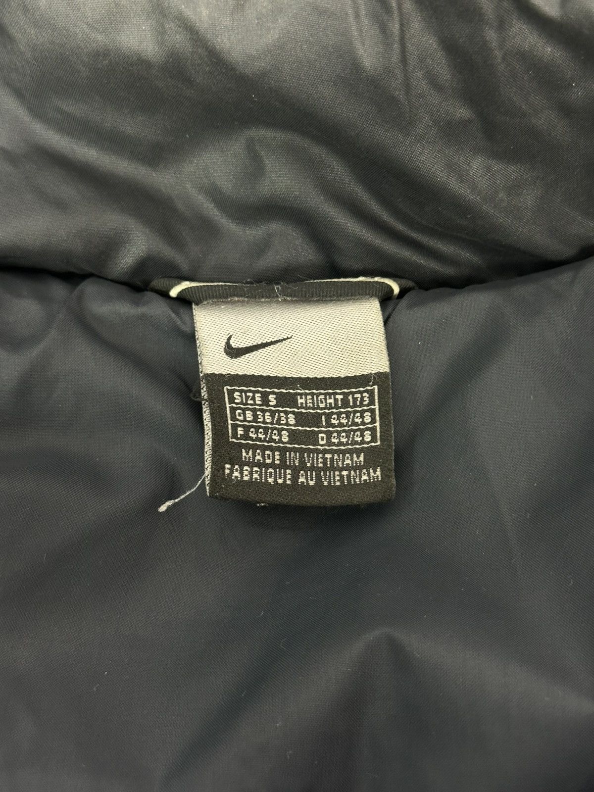 Nike × Vintage Vintage Nike Puffer Quilted Black Down Jacket Size US XL / EU 56 / 4 - 14 Thumbnail