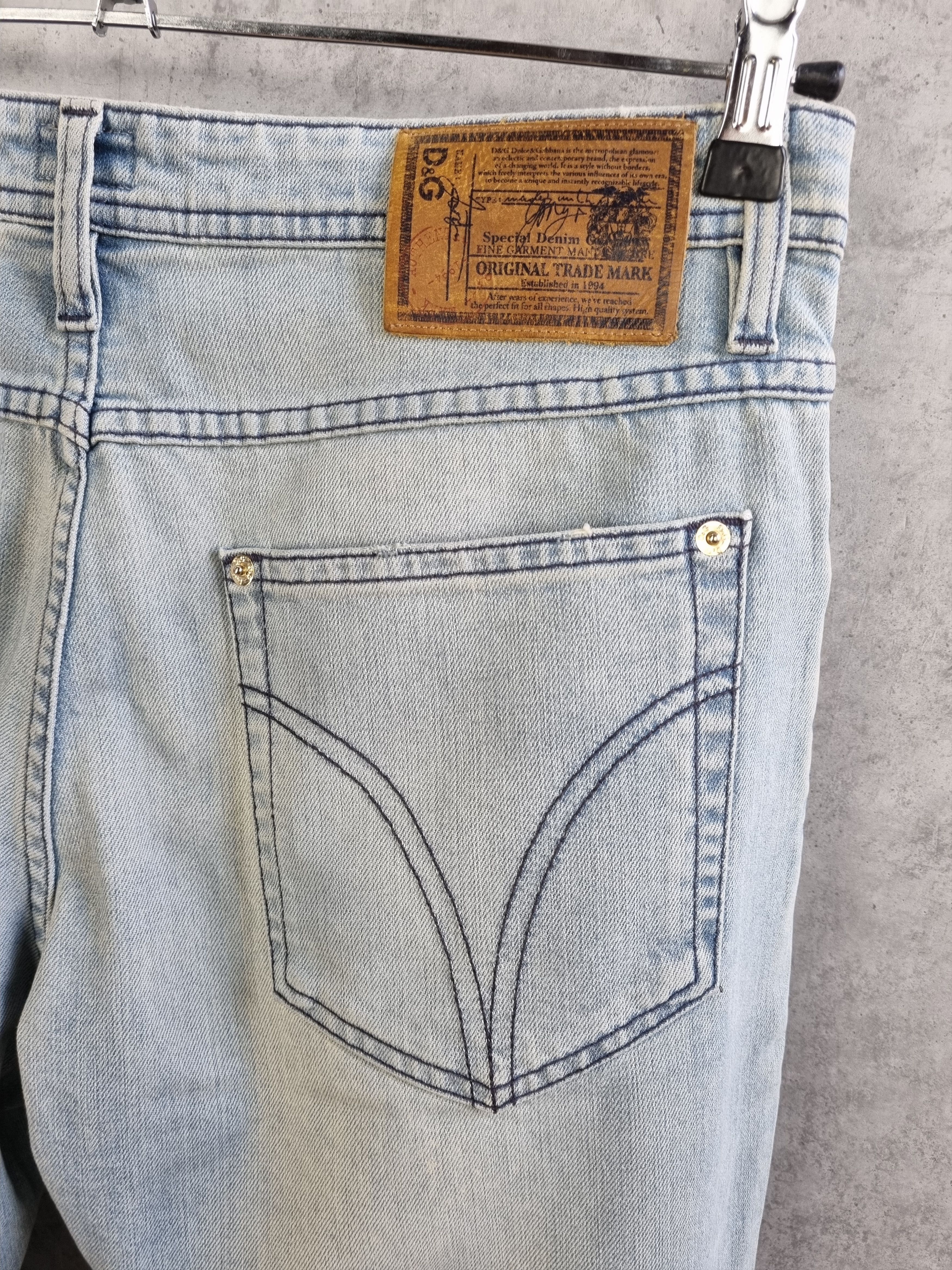 Dolce & Gabbana New Dolce Gabbana Stylish Relaxed Straight Light Soft Jeans Size US 28 / EU 44 - 11 Thumbnail